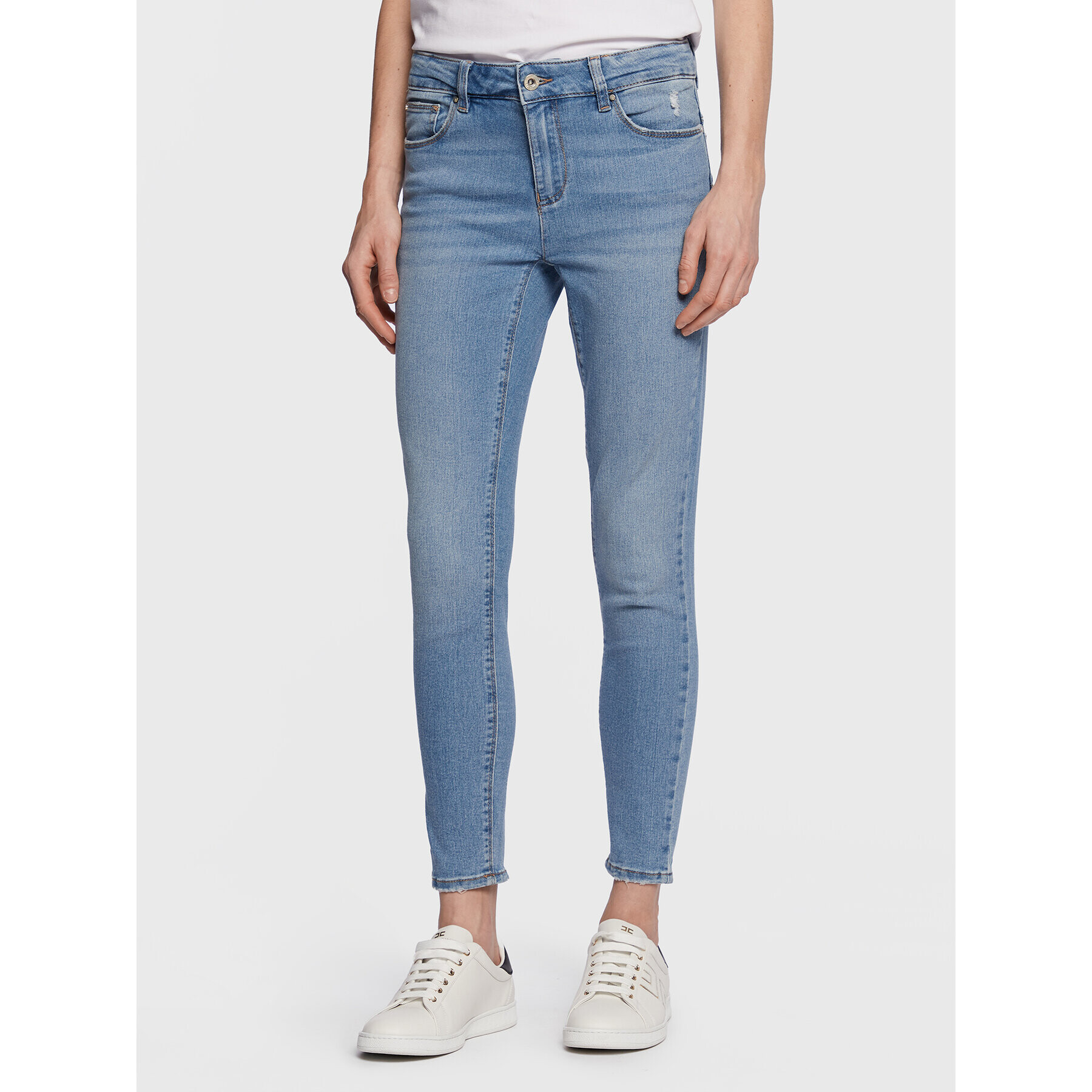 Fracomina Jeansy FP23SV8000D40703 Modrá Skinny Fit - Pepit.cz