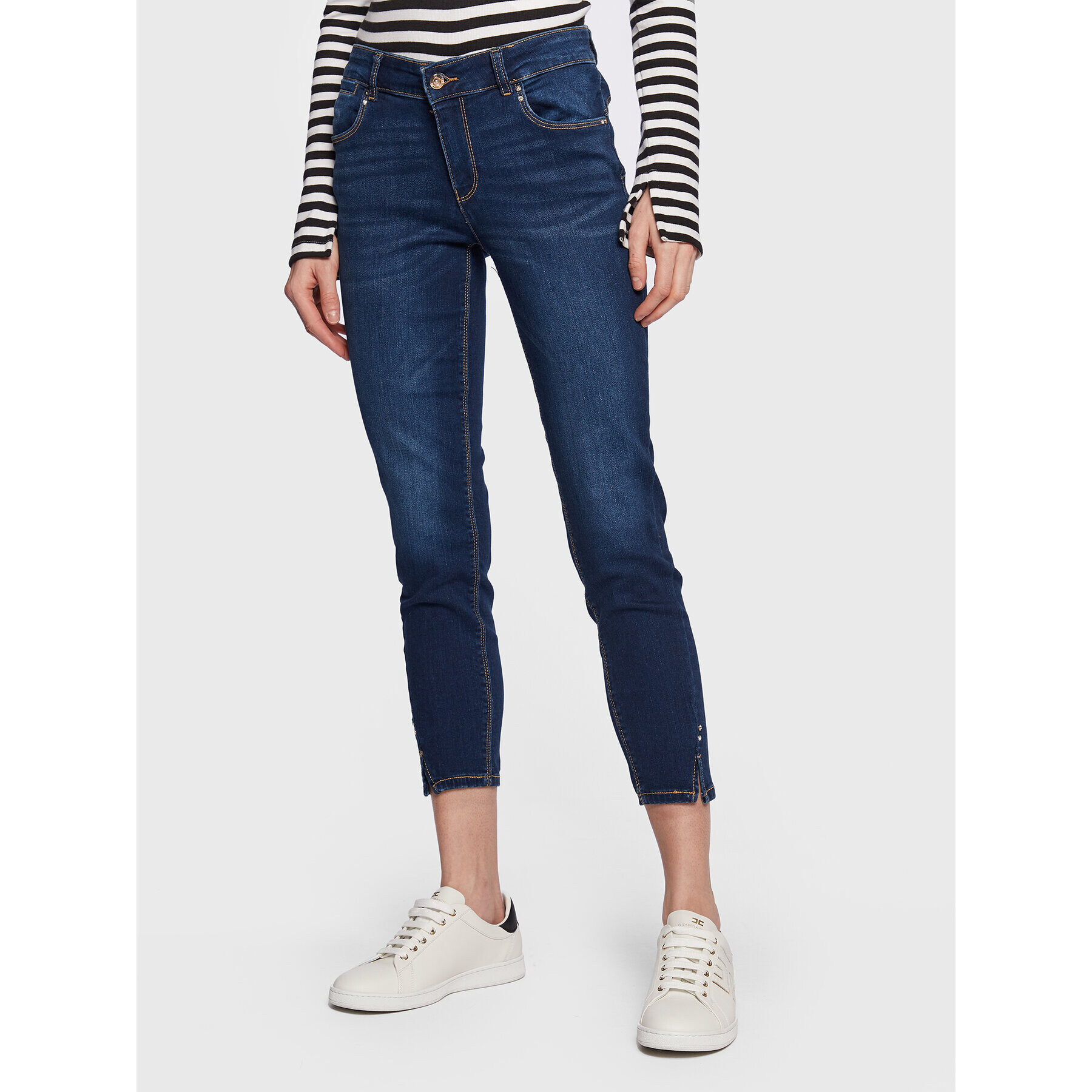 Fracomina Jeansy FP23SV9002D40902 Modrá Skinny Fit - Pepit.cz