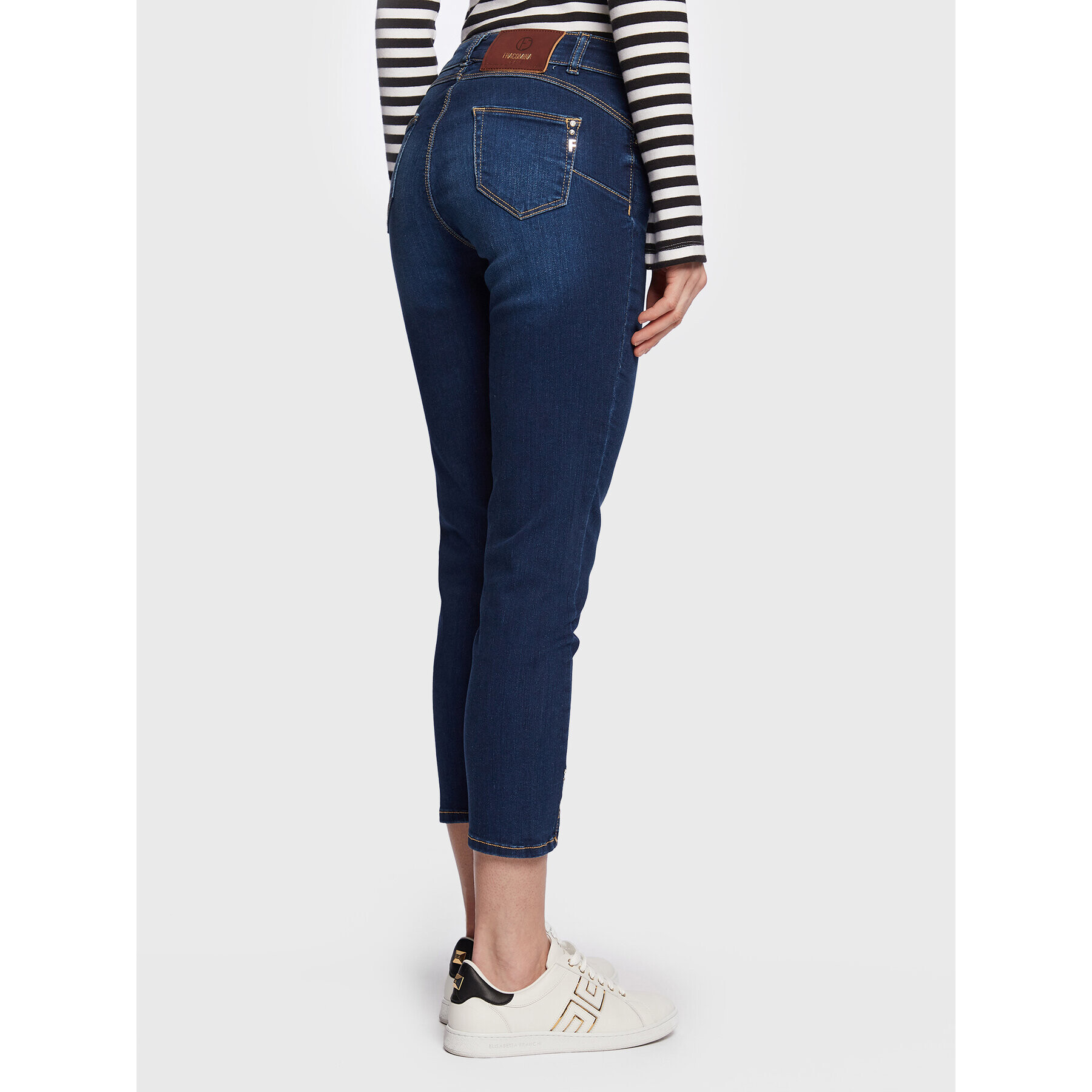 Fracomina Jeansy FP23SV9002D40902 Modrá Skinny Fit - Pepit.cz