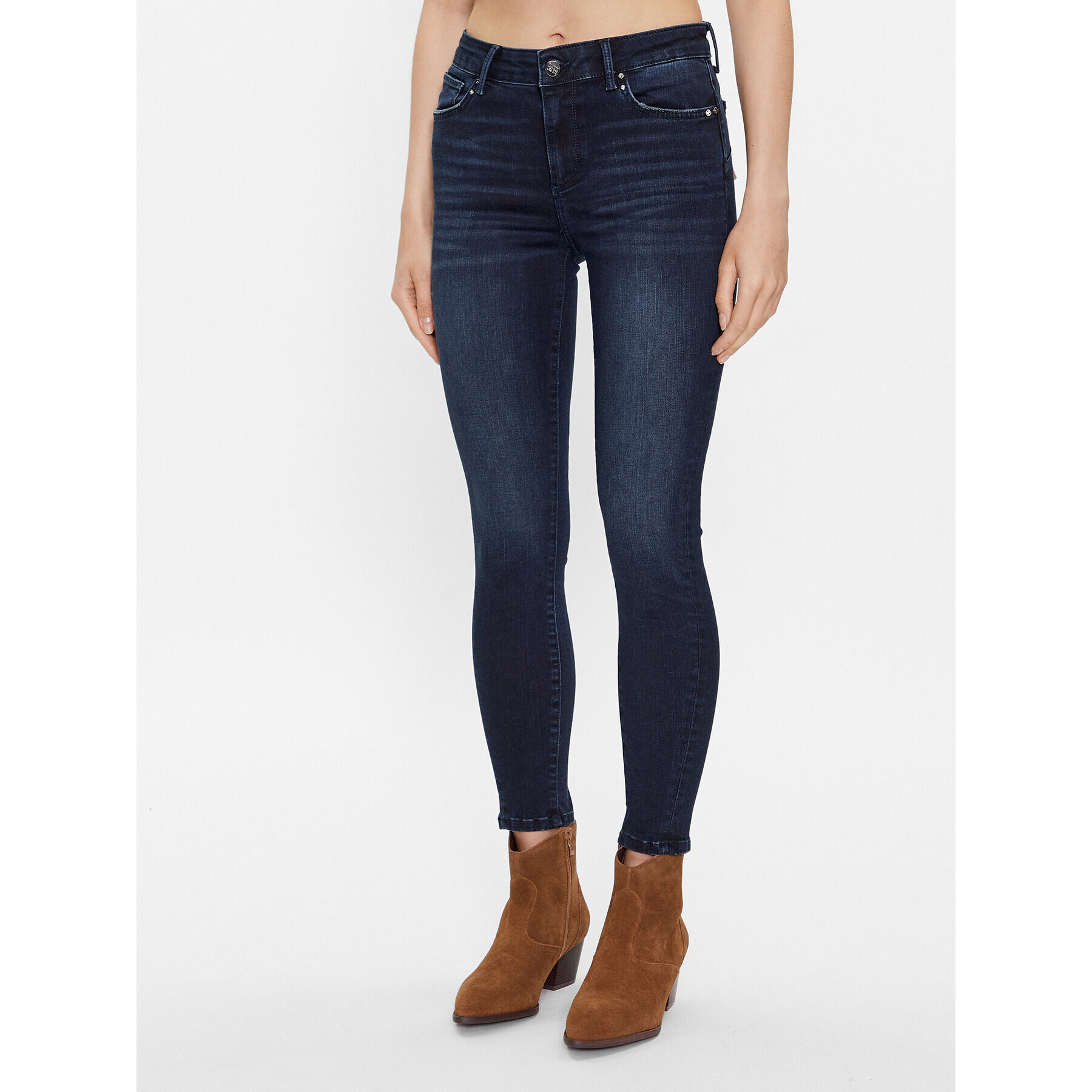 Fracomina Jeansy FP23WV8000D40802 Tmavomodrá Slim Fit - Pepit.cz