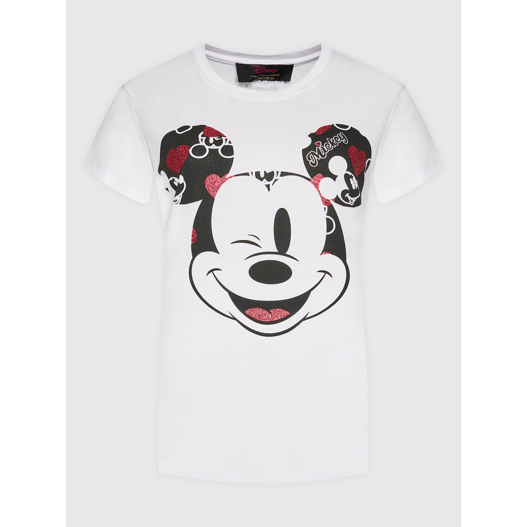 Fracomina T-Shirt DISNEY FD22ST3054J401N5 Bílá Regular Fit - Pepit.cz