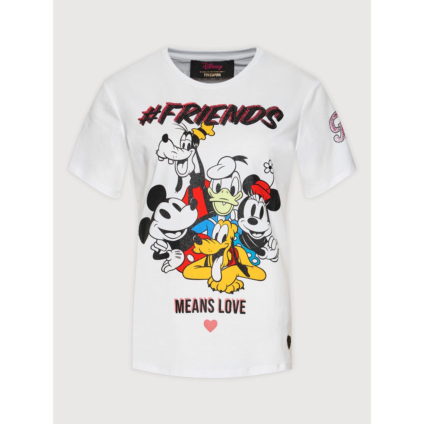 Fracomina T-Shirt FD21WT3001J40113 Bílá Regular Fit - Pepit.cz