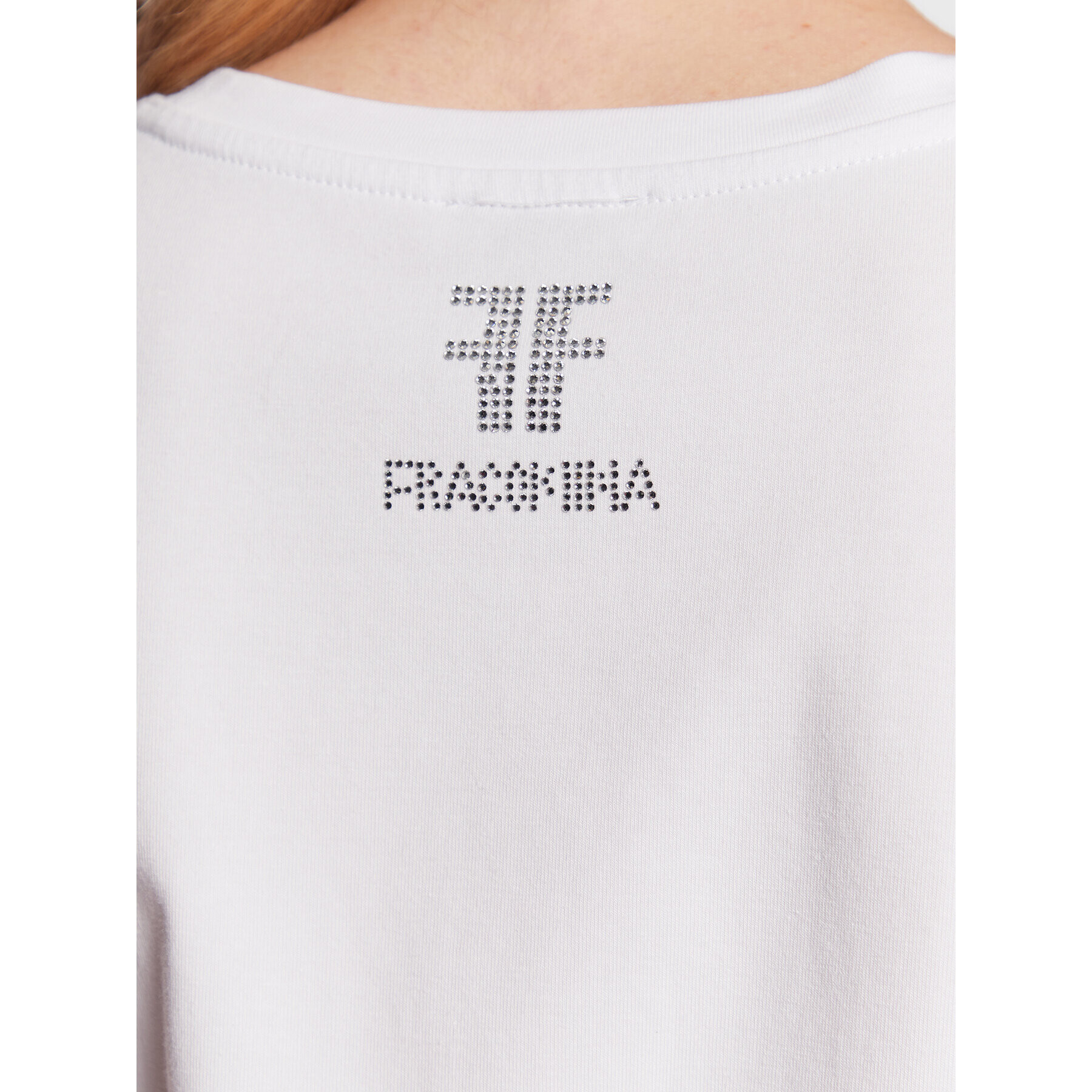 Fracomina T-Shirt FR23ST3004J40108 Bílá Regular Fit - Pepit.cz