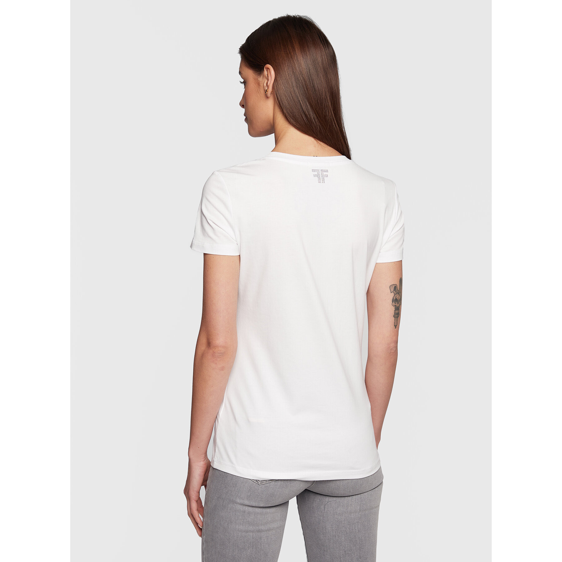 Fracomina T-Shirt FR23ST3014J40109 Bílá Regular Fit - Pepit.cz