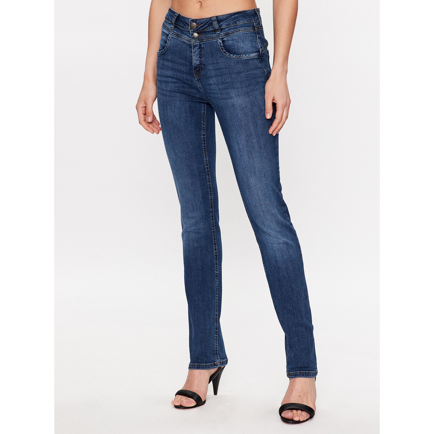 Fransa Jeansy 20603795 Modrá Regular Fit - Pepit.cz