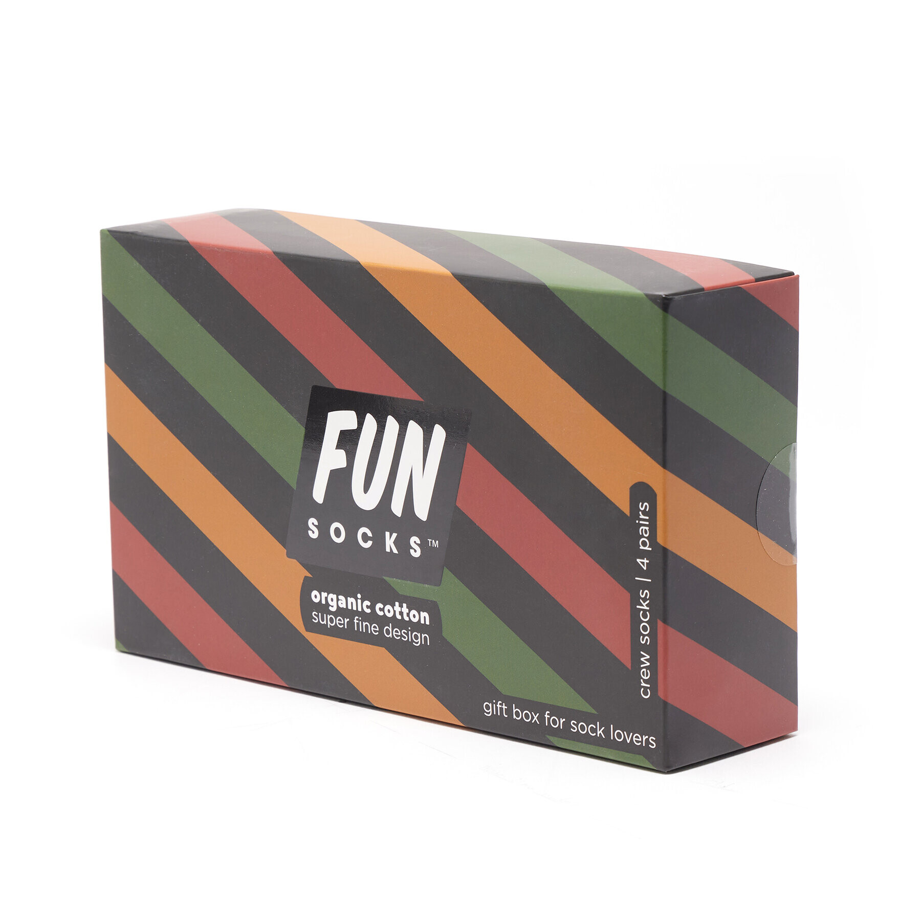 Fun Socks Sada 4 párů vysokých ponožek unisex FS-FU71107 Černá - Pepit.cz