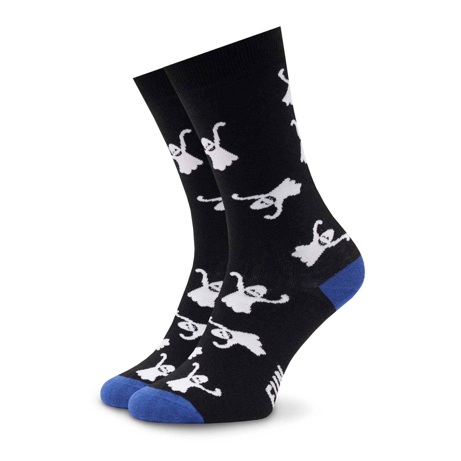 Fun Socks Sada 4 párů vysokých ponožek unisex FS-FU71108 Černá - Pepit.cz