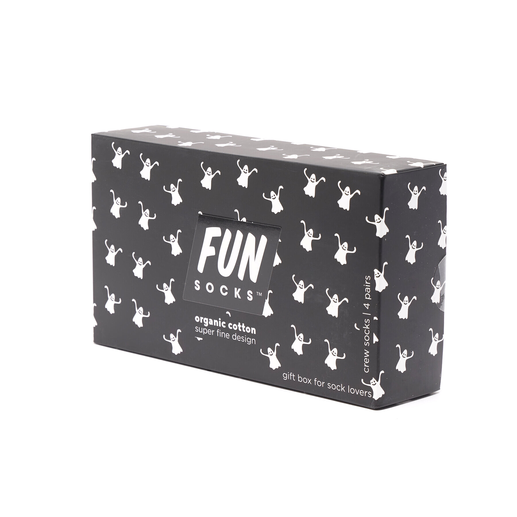 Fun Socks Sada 4 párů vysokých ponožek unisex FS-FU71108 Černá - Pepit.cz