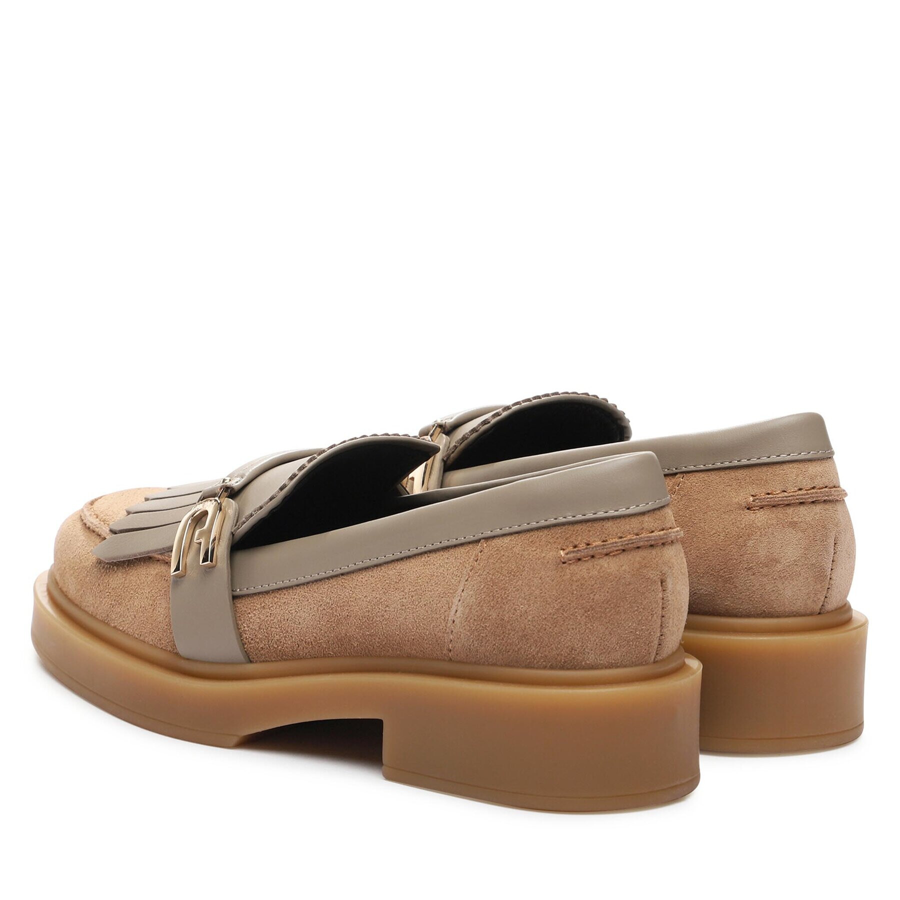 Furla Loafersy Legacy YG84FLG-BX2396-1257S-1007 Béžová - Pepit.cz