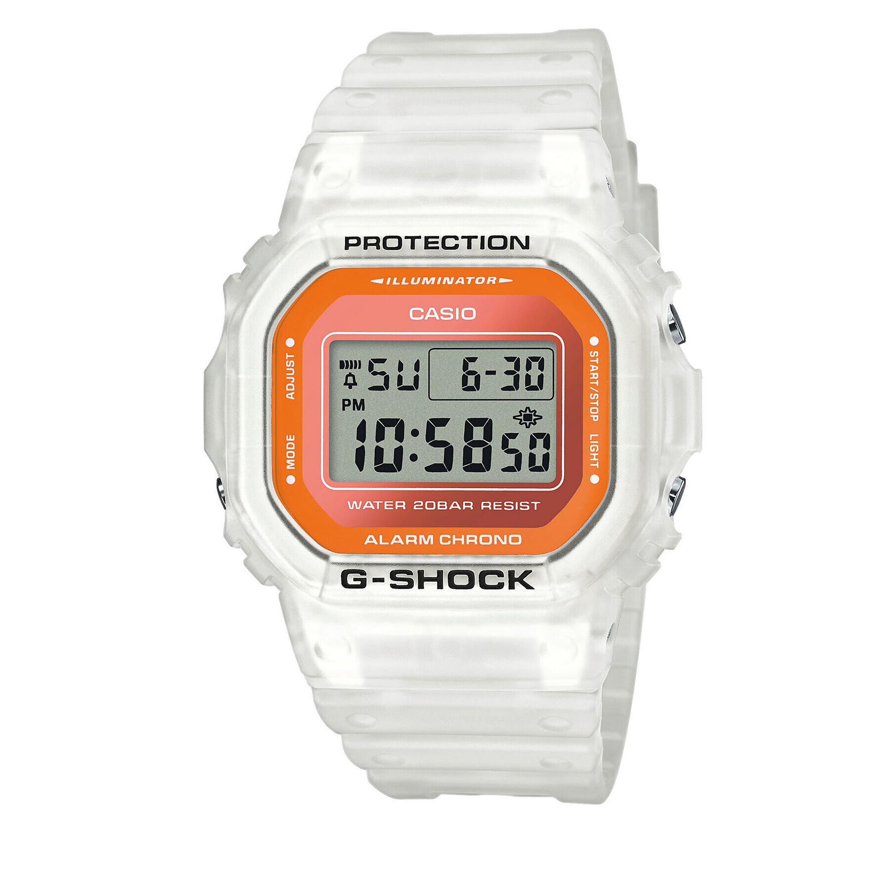 G-Shock Hodinky DW-5600LS-7ER Bílá - Pepit.cz