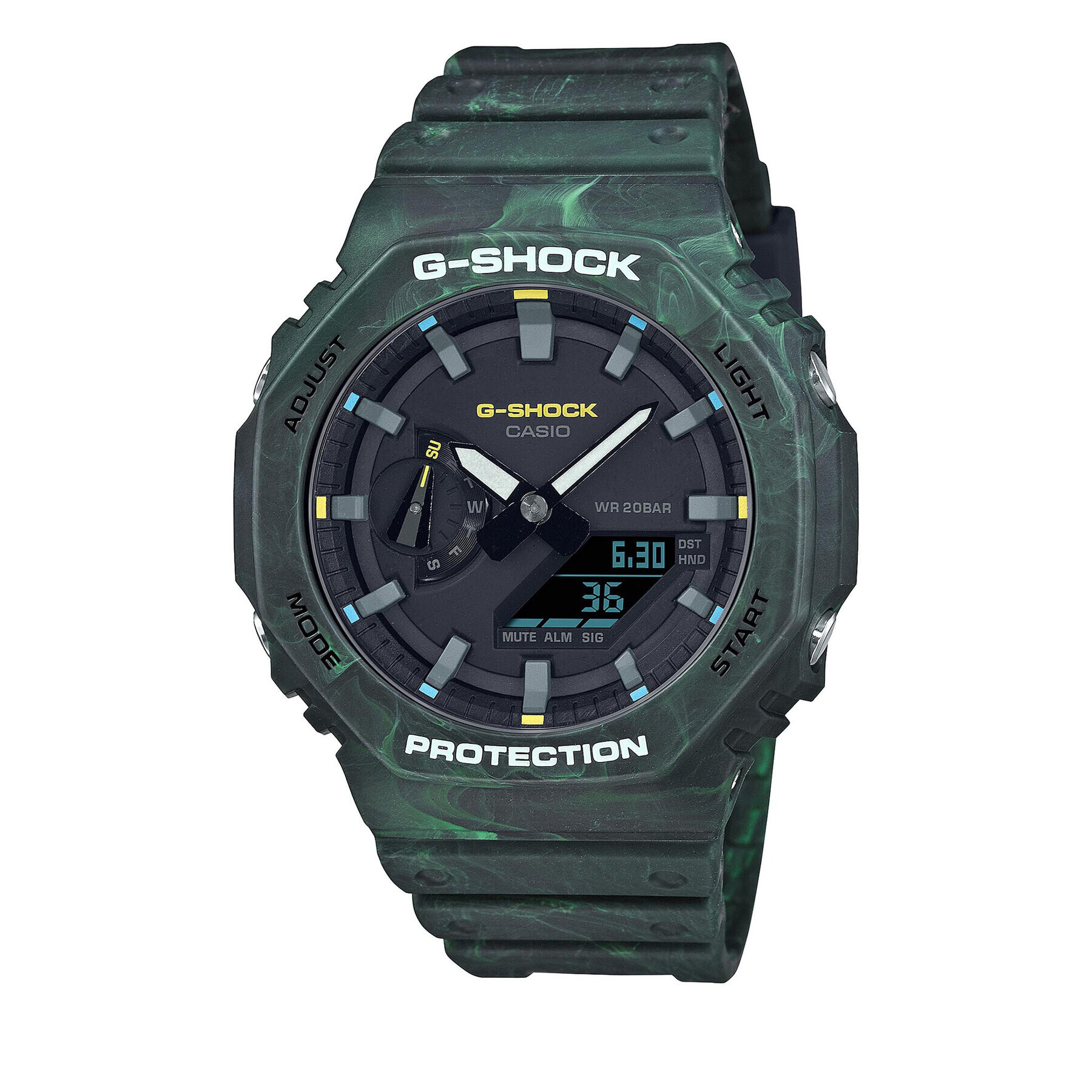 G-Shock Hodinky GA-2100FR-3AER Zelená - Pepit.cz