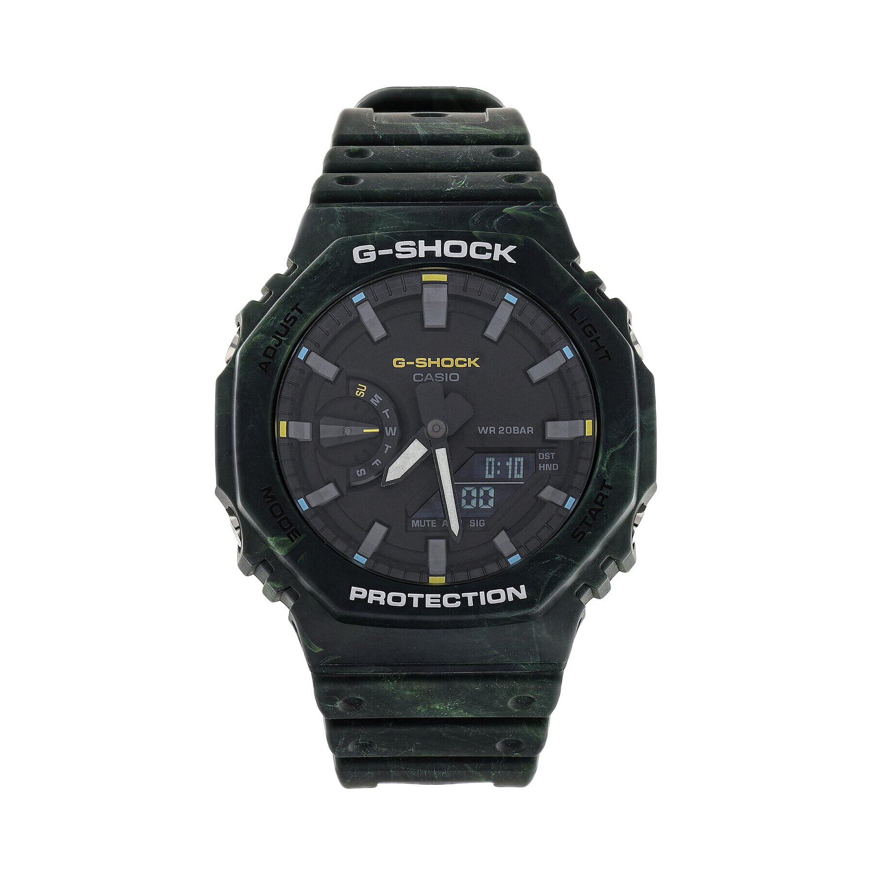 G-Shock Hodinky GA-2100FR-3AER Zelená - Pepit.cz