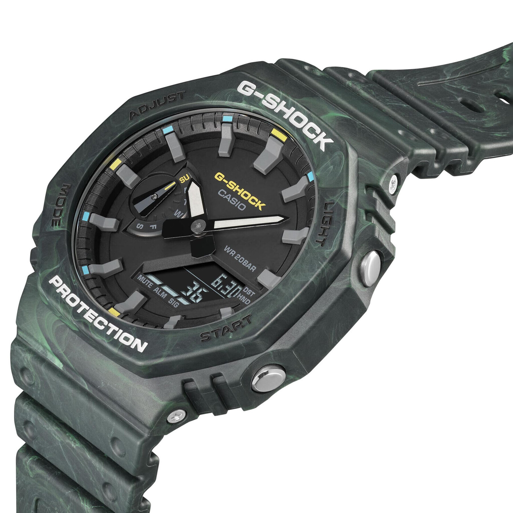 G-Shock Hodinky GA-2100FR-3AER Zelená - Pepit.cz