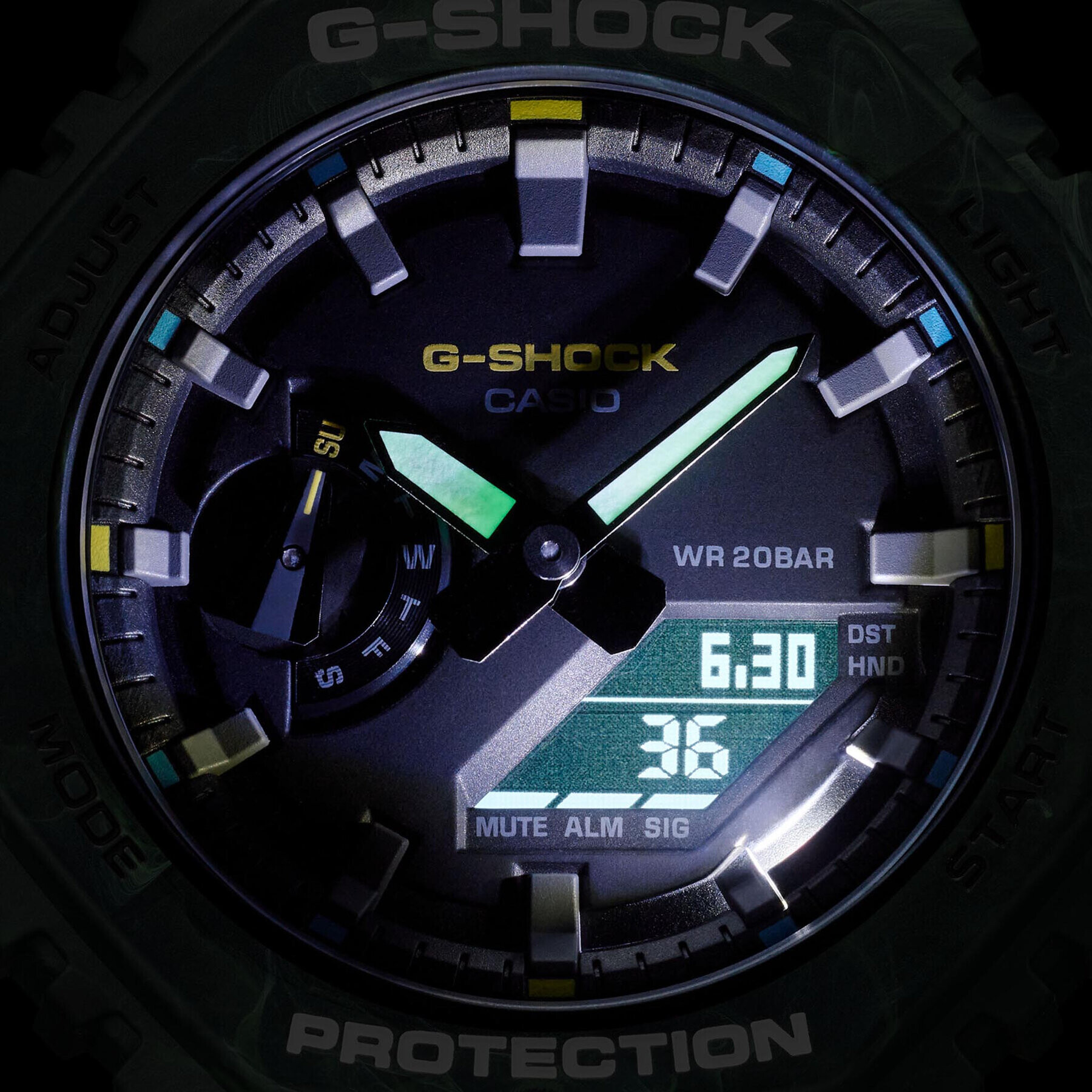 G-Shock Hodinky GA-2100FR-3AER Zelená - Pepit.cz