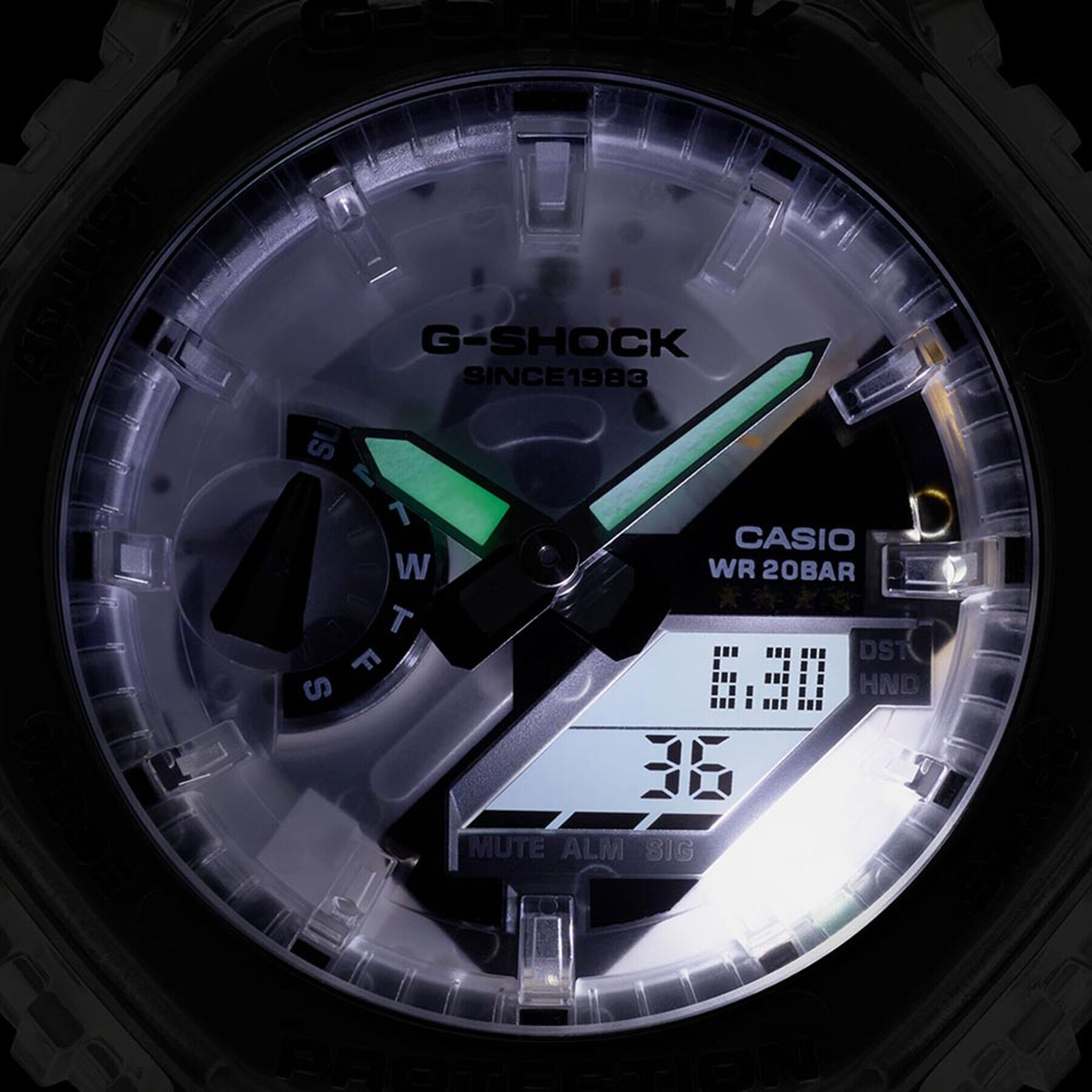 G-Shock Hodinky GA-2140RX-7AER Průhledná - Pepit.cz