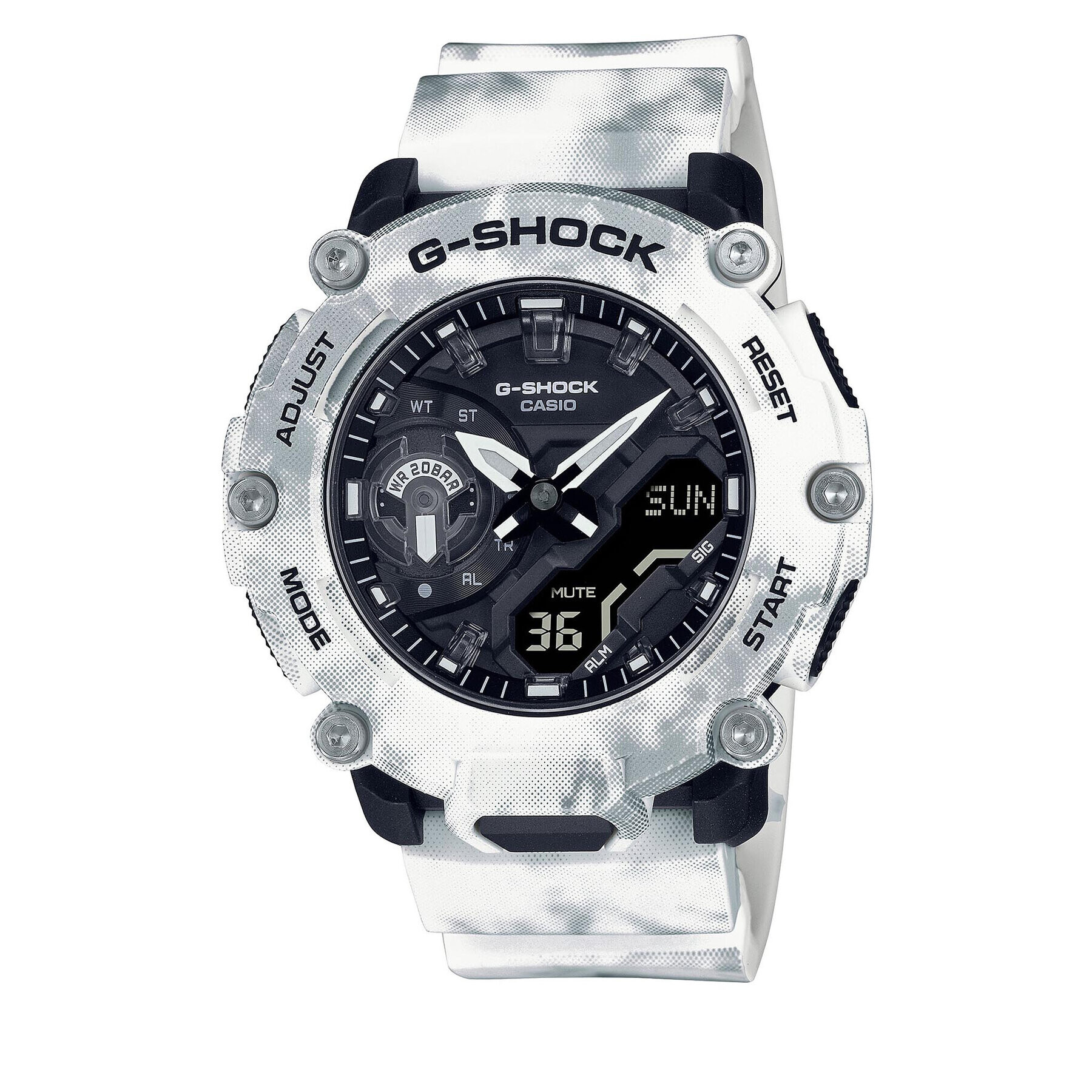 G-Shock Hodinky GA-2200GC-7AER Bílá - Pepit.cz