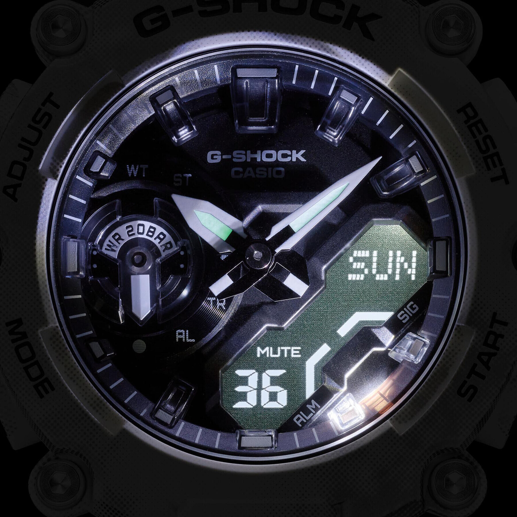 G-Shock Hodinky GA-2200GC-7AER Bílá - Pepit.cz