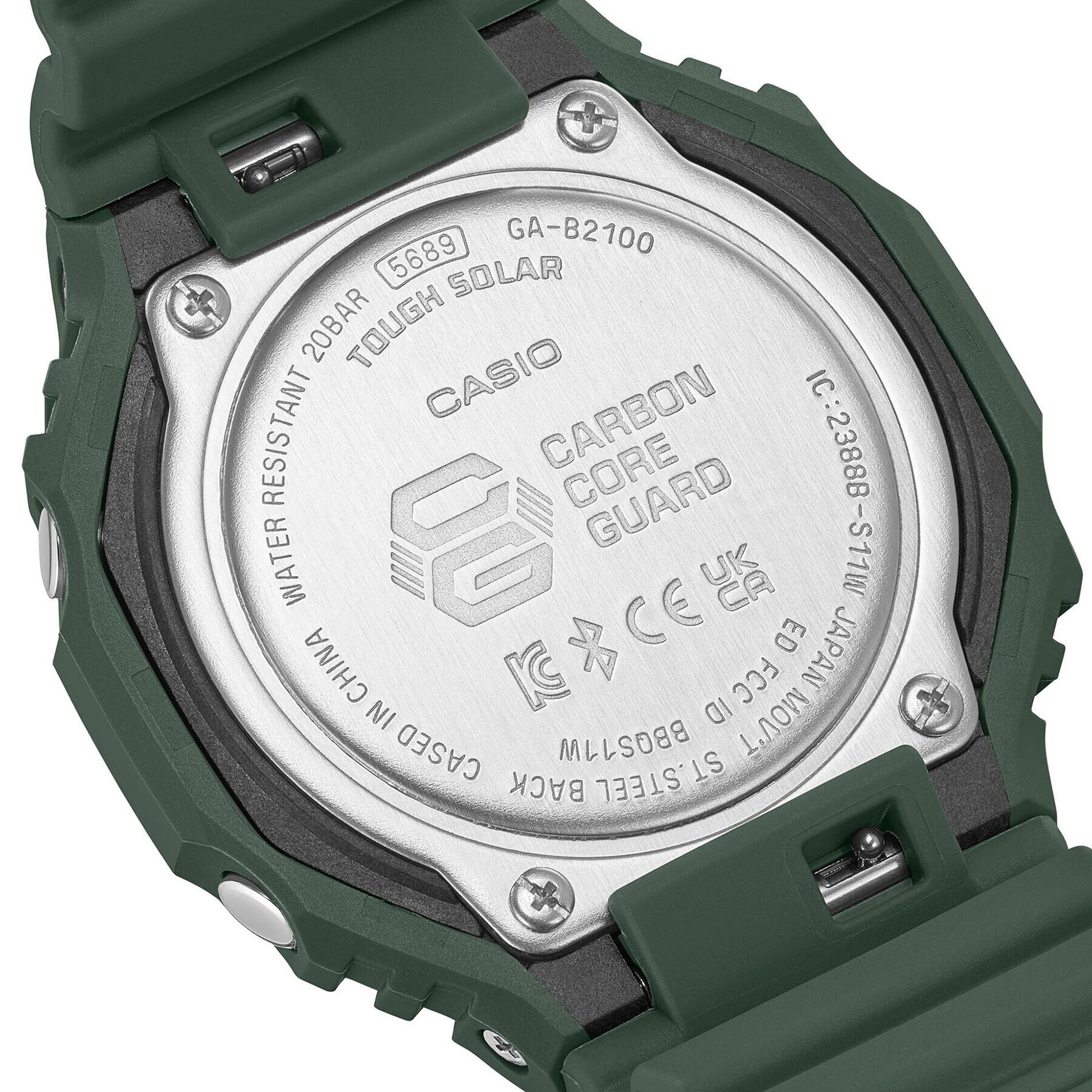 G-Shock Hodinky GA-B2100-3AER Zelená - Pepit.cz