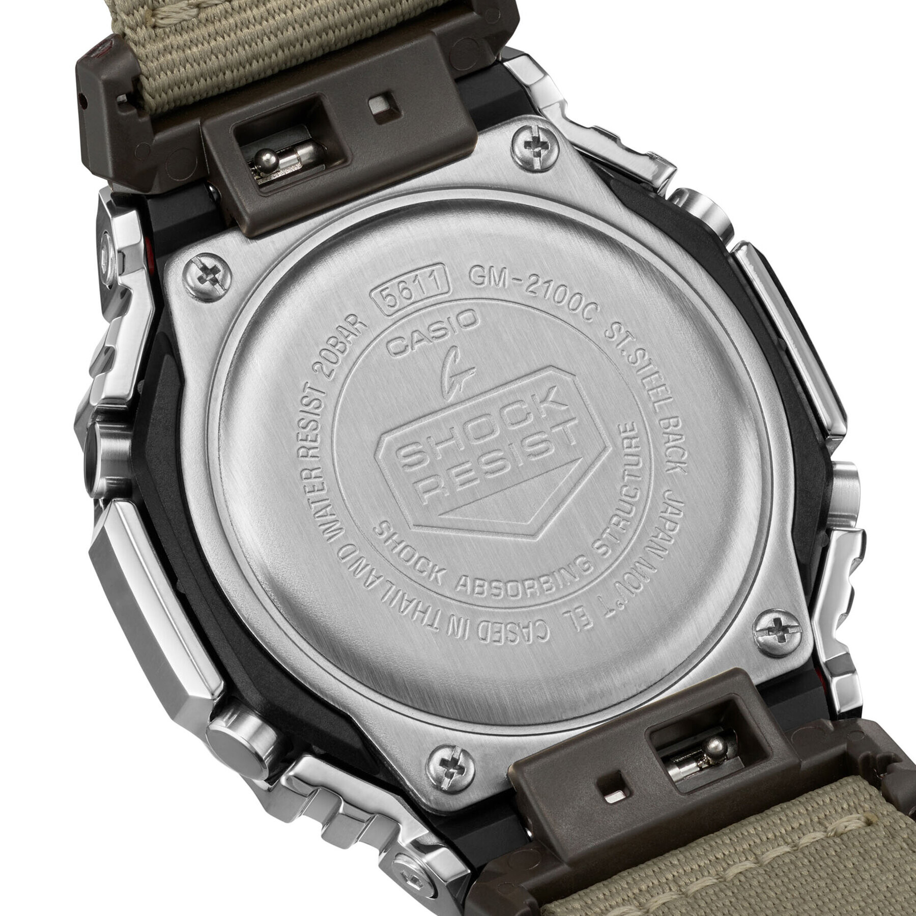 G-Shock Hodinky GM-2100C -5AER Stříbrná - Pepit.cz