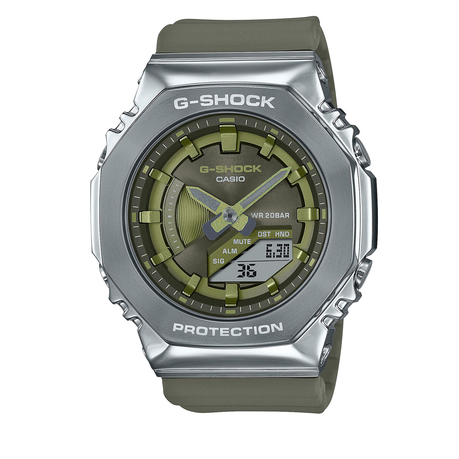 G-Shock Hodinky GM-S2100-3AER Zelená - Pepit.cz