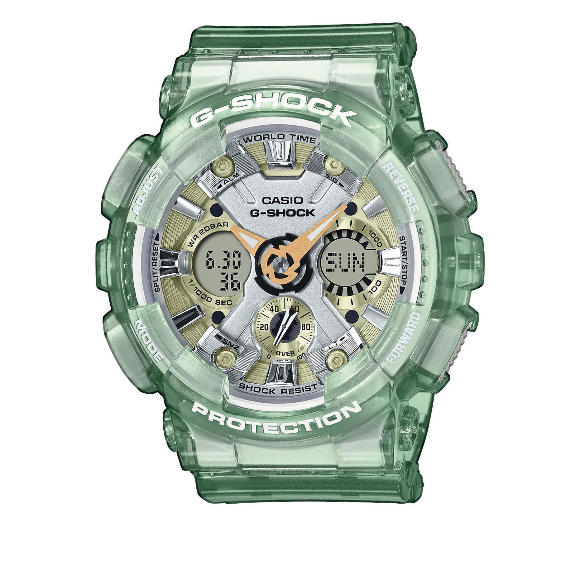 G-Shock Hodinky GMA-S120GS-3AER Zelená - Pepit.cz