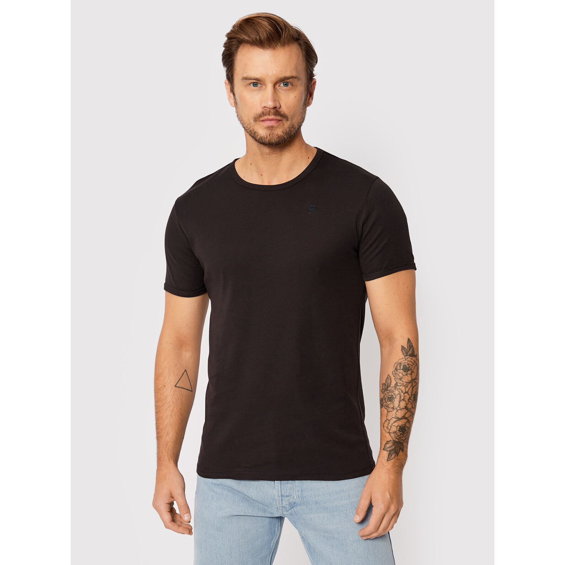 G-Star Raw 2-dílná sada T-shirts Base D07205-124-990 Černá Slim Fit - Pepit.cz