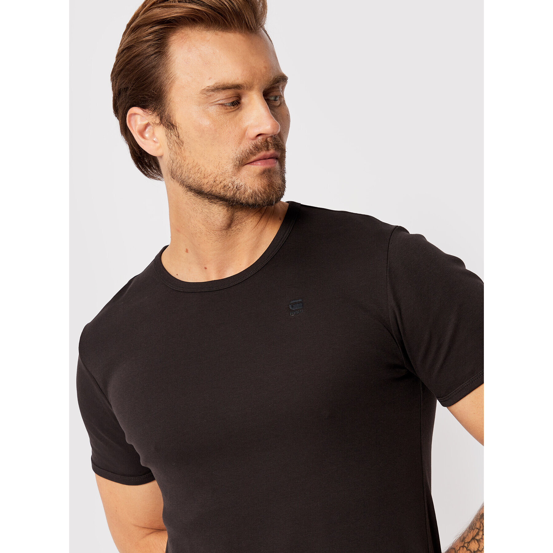 G-Star Raw 2-dílná sada T-shirts Base D07205-124-990 Černá Slim Fit - Pepit.cz