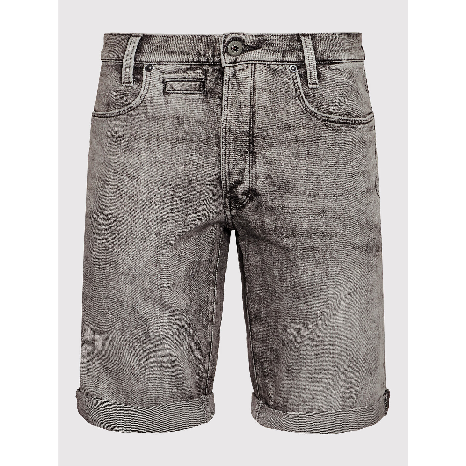 G-Star Raw Džínové šortky D-Staq 3D D10064-C909-C762 Šedá Regular Fit - Pepit.cz