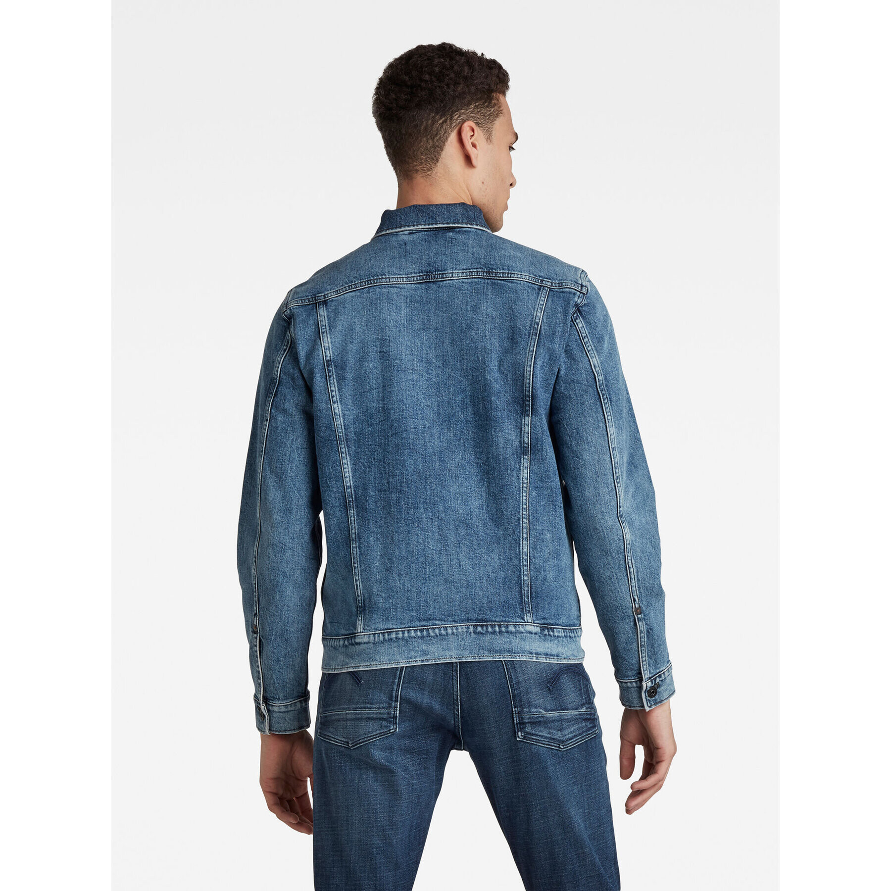 G-Star Raw Jeansová bunda D20086-C911-C767 Modrá Regular Fit - Pepit.cz