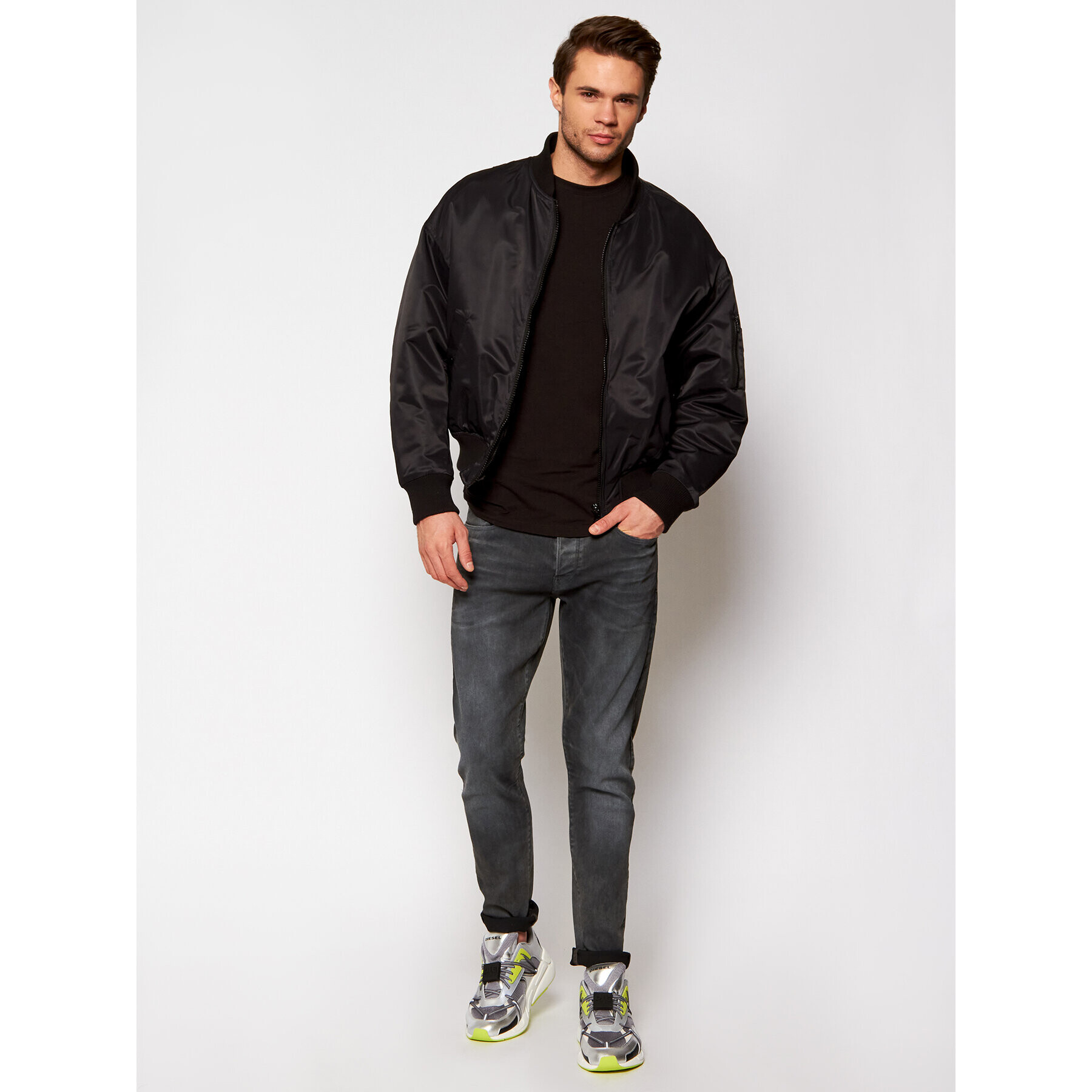 G-Star Raw Jeansy 3301 51001-7863-3143 Šedá Slim Fit - Pepit.cz