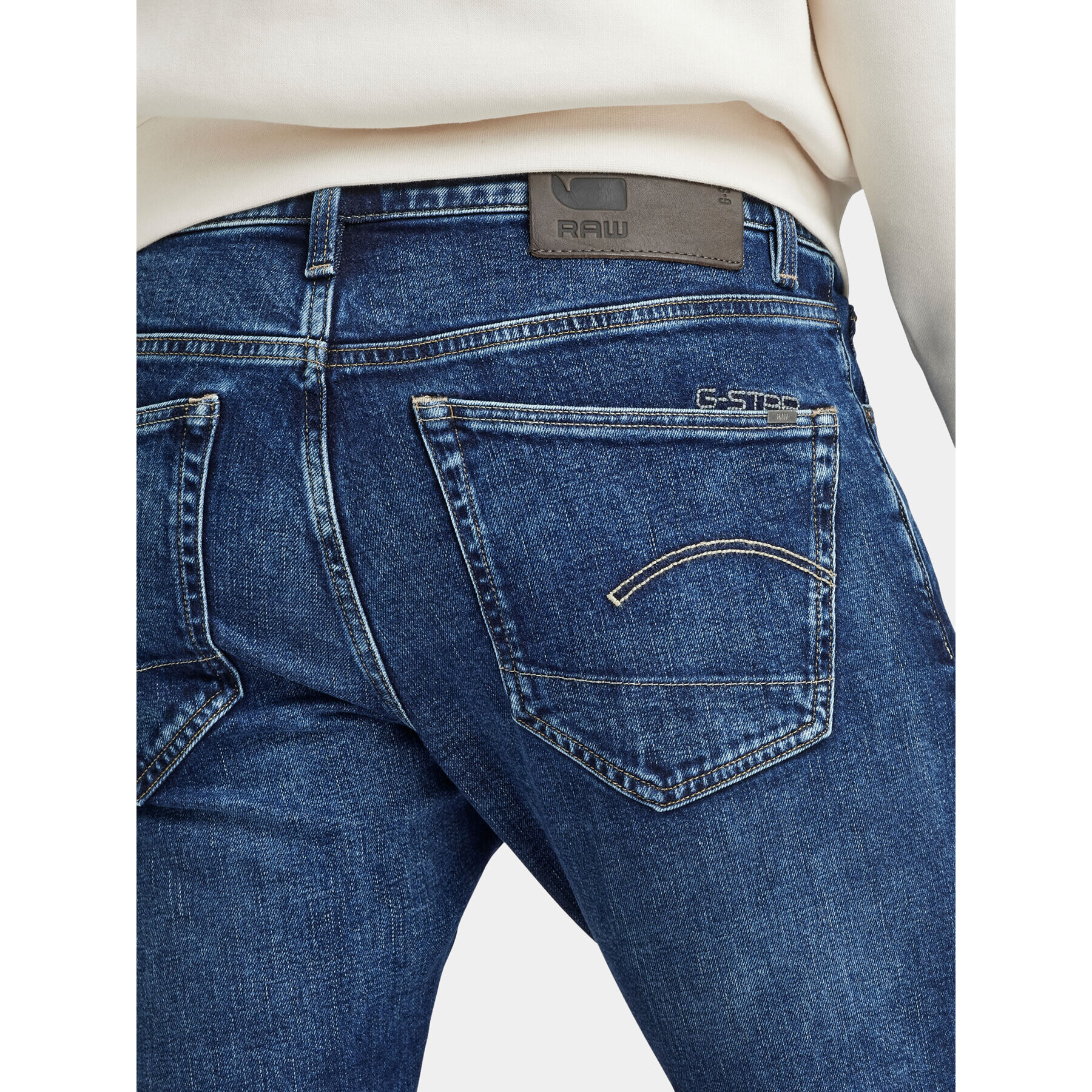 G-Star Raw Jeansy 3301 51001-C052-G119 Modrá Slim Fit - Pepit.cz