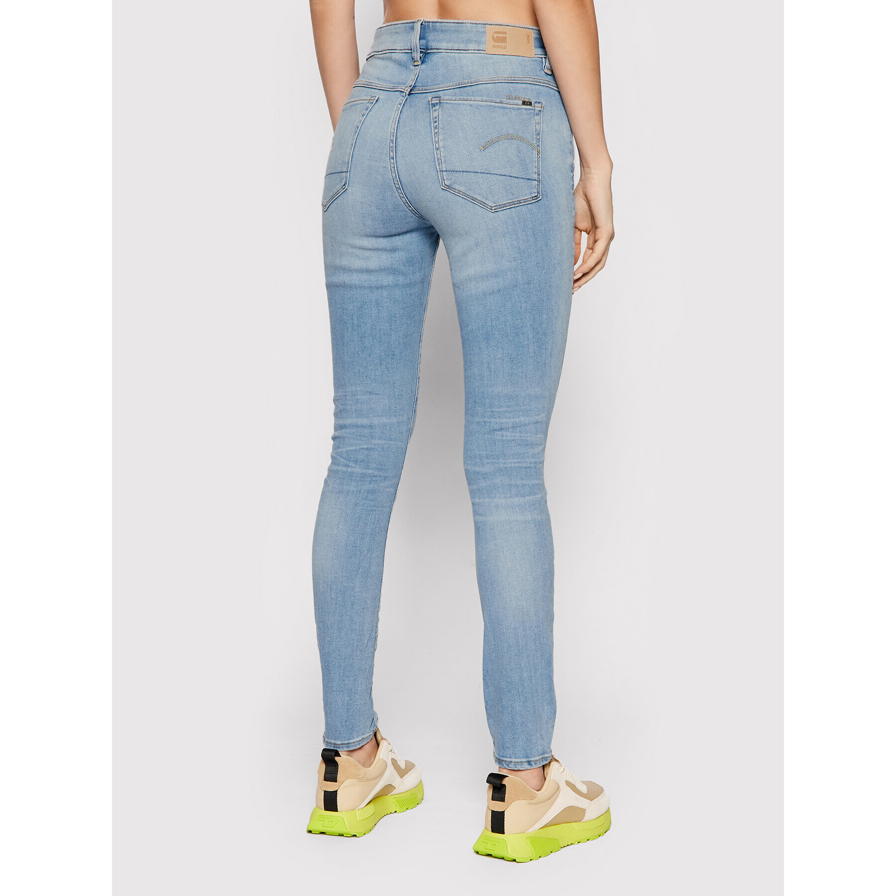 G-Star Raw Jeansy 3301 D05175-8968-8436 Modrá Skinny Fit - Pepit.cz