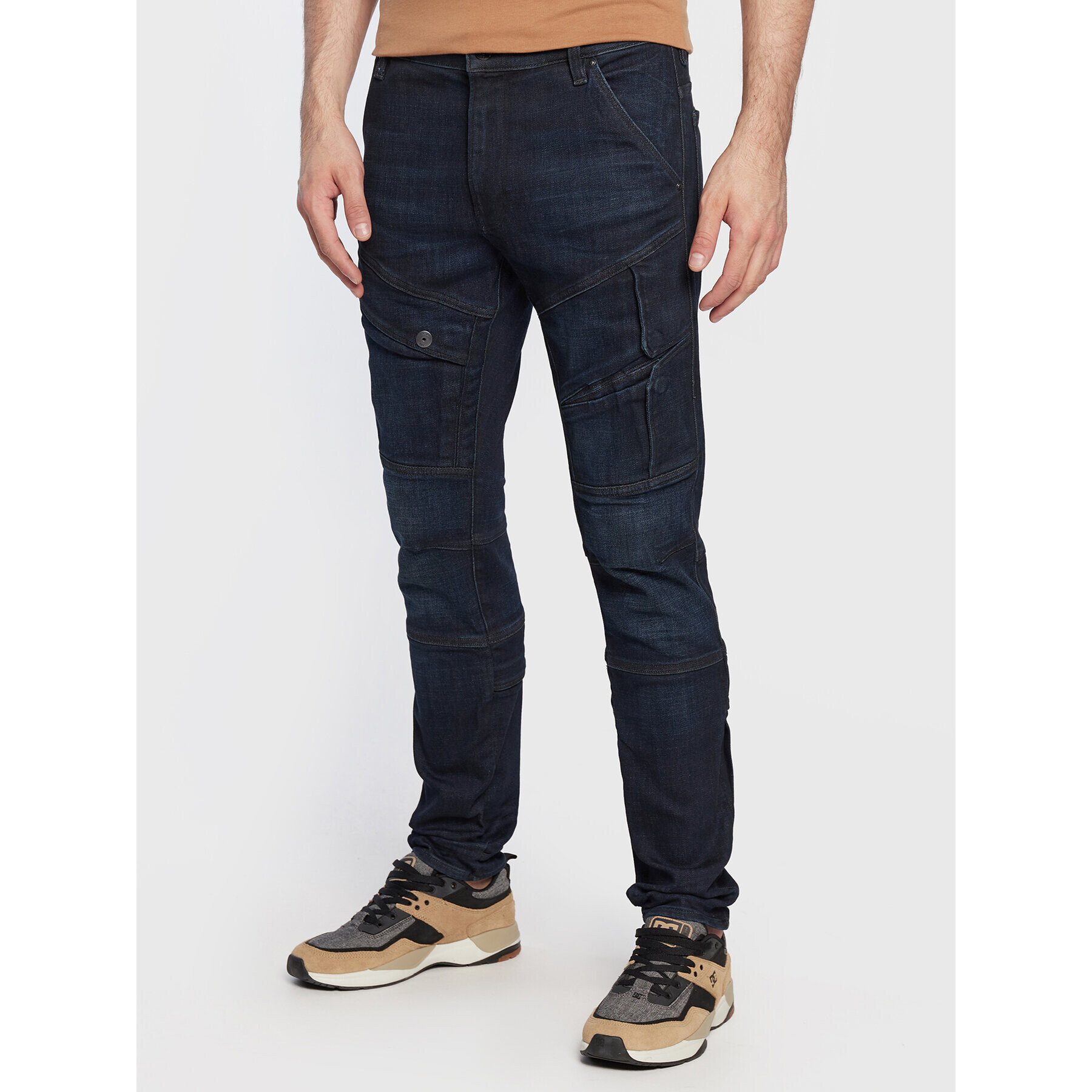 G-Star Raw Jeansy Airblaze 3D D16129-C051-D334 Tmavomodrá Skinny Fit - Pepit.cz