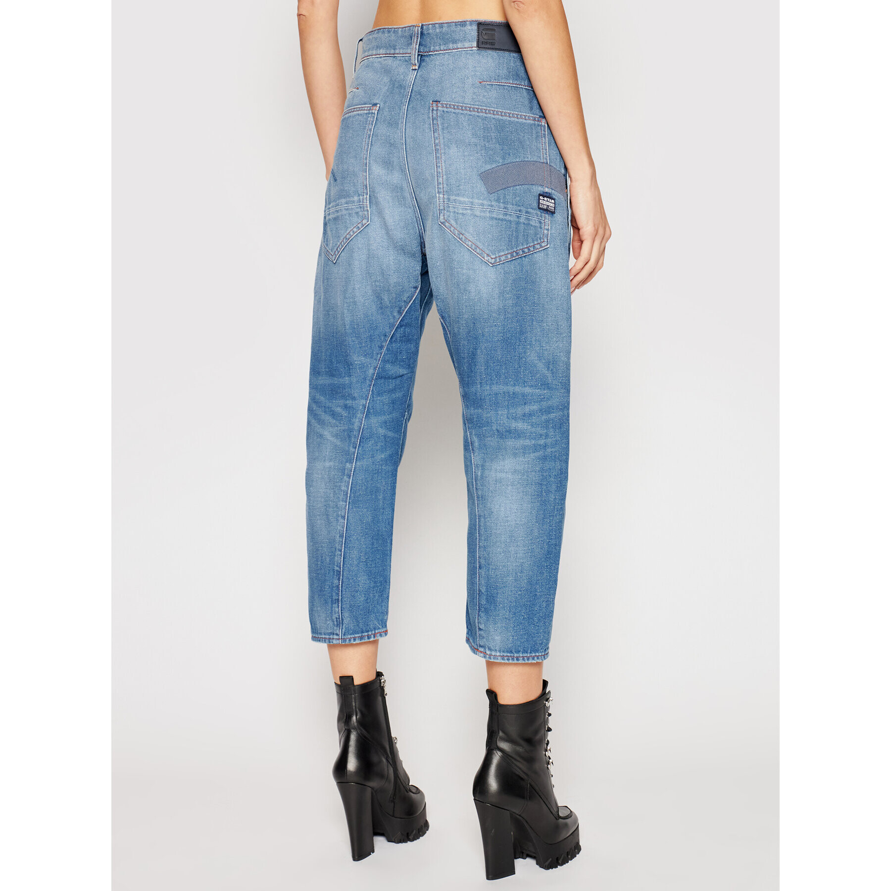 G-Star Raw Jeansy C-Staq 3D D17870-C665-C279 Tmavomodrá Boyfriend Fit - Pepit.cz