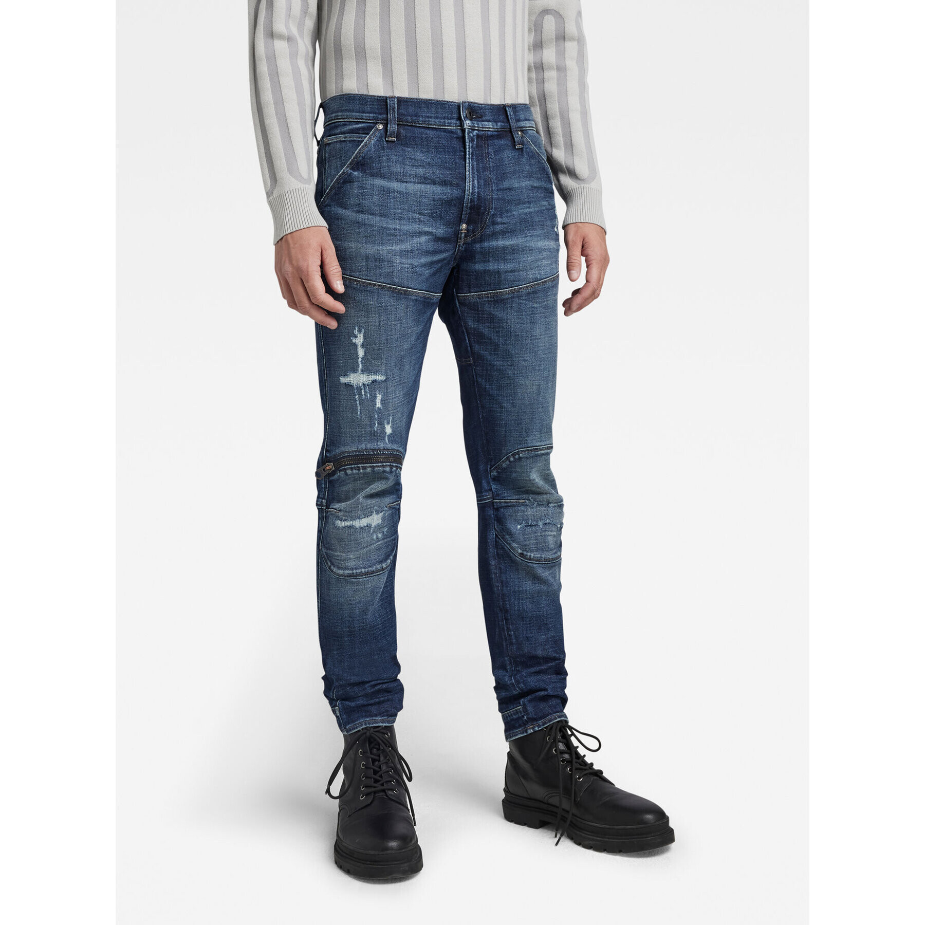 G-Star Raw Jeansy D01252-C051-D333 Modrá Skinny Fit - Pepit.cz