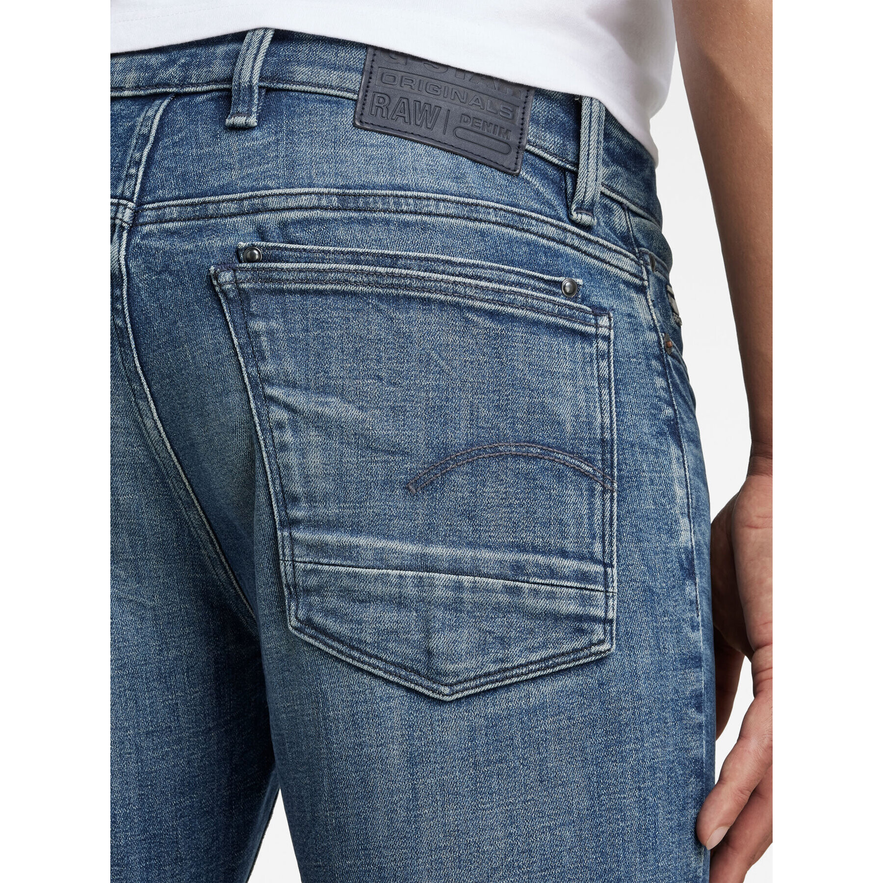 G-Star Raw Jeansy D17235-C051-C606 Modrá Skinny Fit - Pepit.cz