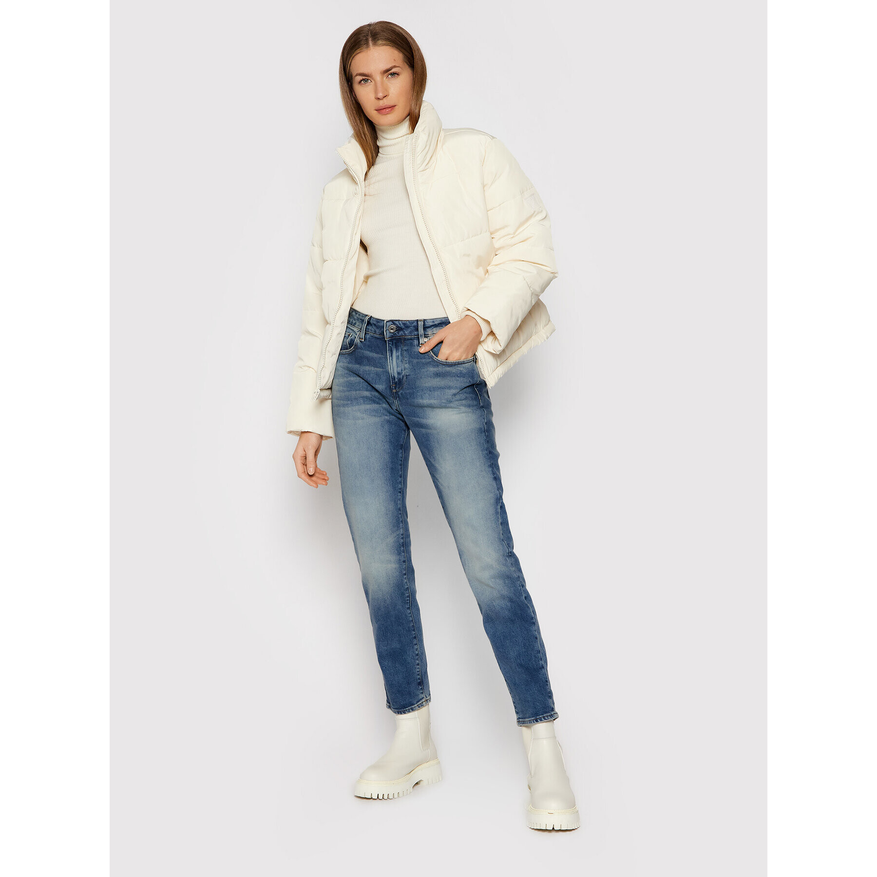 G-Star Raw Jeansy Kate D15264-C052-A802 Modrá Regular Fit - Pepit.cz