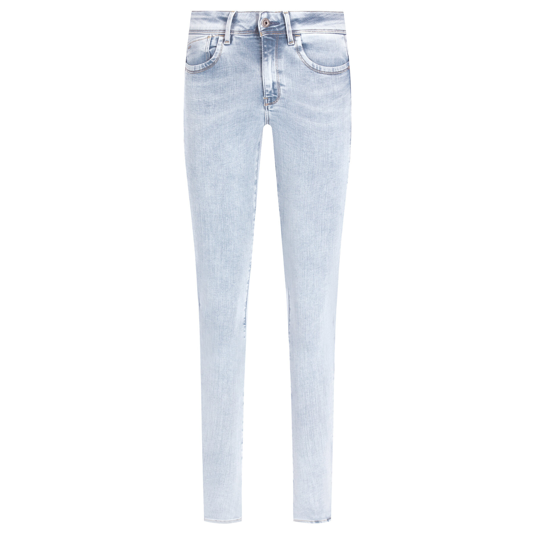 G-Star Raw Jeansy Lhana D15179-9136-B165 Modrá Super Skinny Fit - Pepit.cz