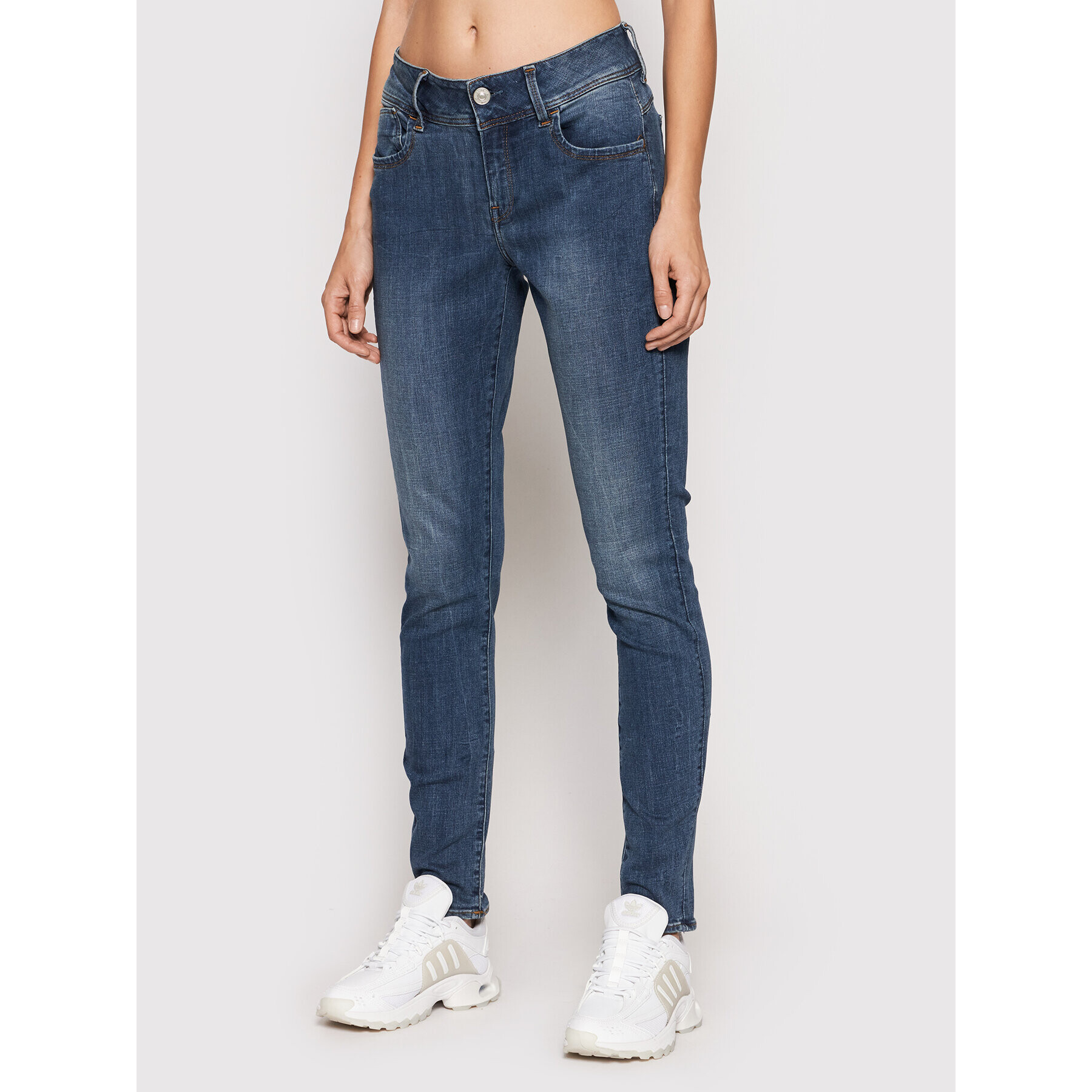 G-Star Raw Jeansy Lynn D06333-9136-071 Tmavomodrá Super Skinny Fit - Pepit.cz