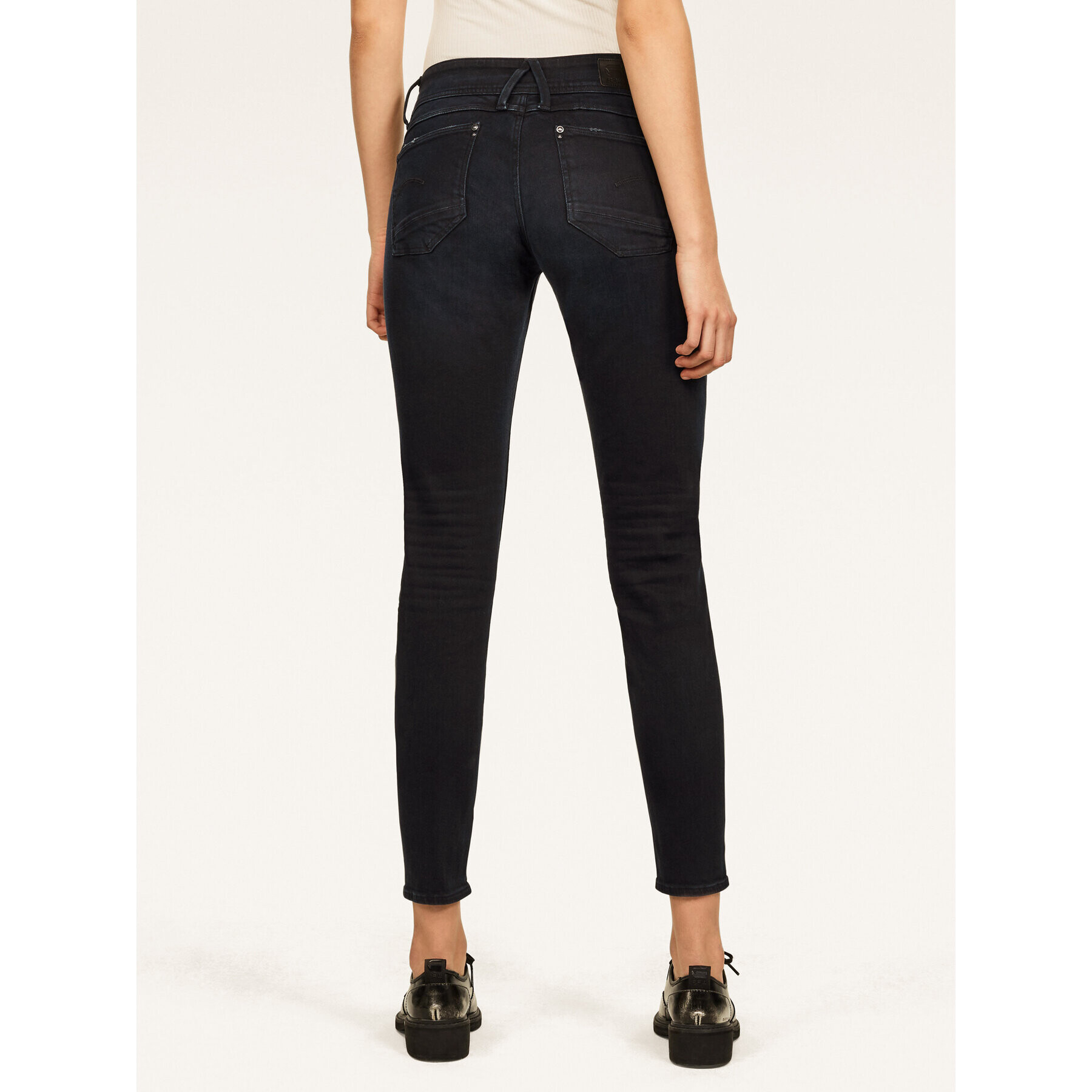 G-Star Raw Jeansy Lynn D16095-8971-B187 Černá Skinny Fit - Pepit.cz