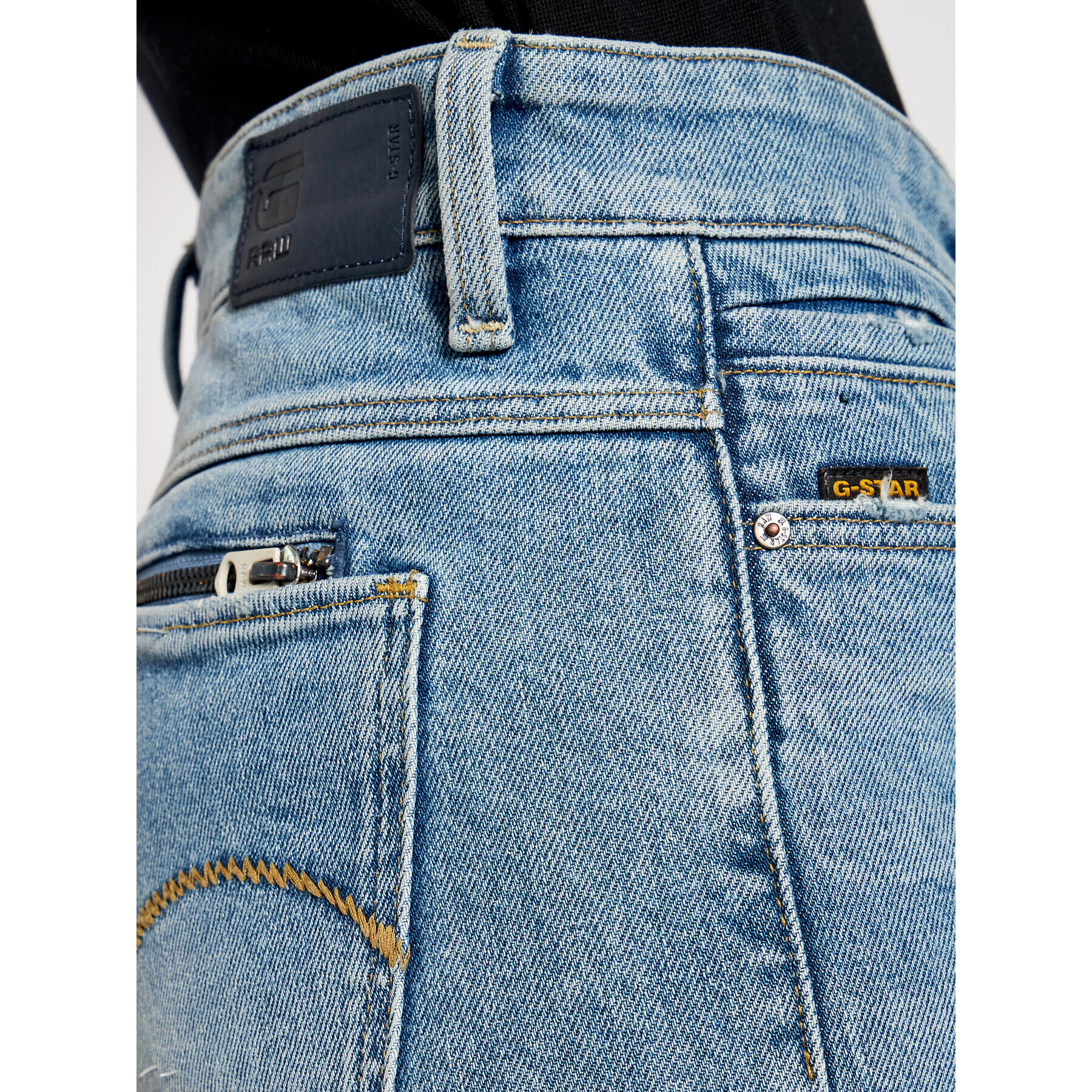 G-Star Raw Jeansy Noxer D17192-B454-C294 Modrá Straight Fit - Pepit.cz