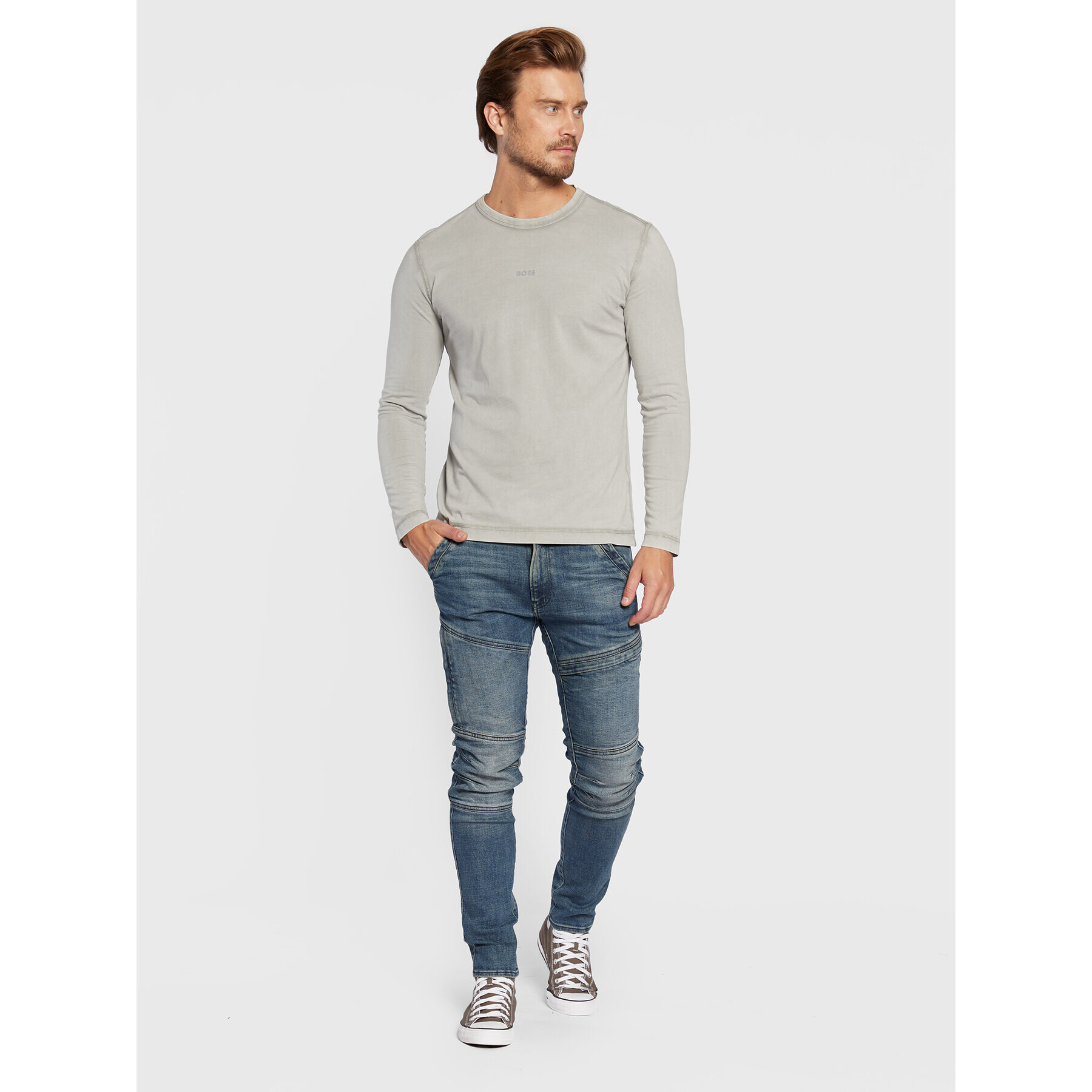 G-Star Raw Jeansy Rackam 3D D06763-C051-C606 Modrá Skinny Fit - Pepit.cz