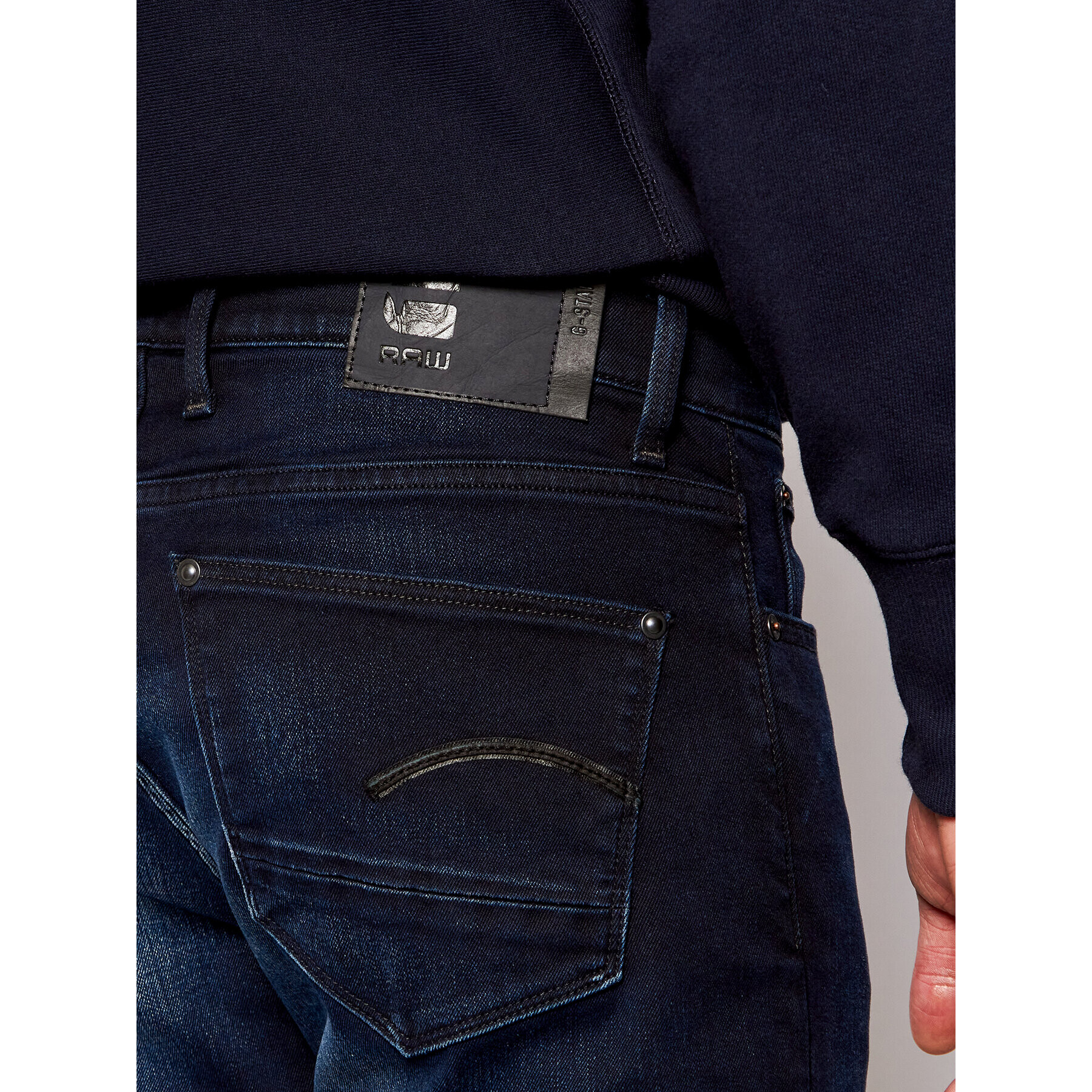 G-Star Raw Jeansy Revend 51010-6590-89 Tmavomodrá Skinny Fit - Pepit.cz