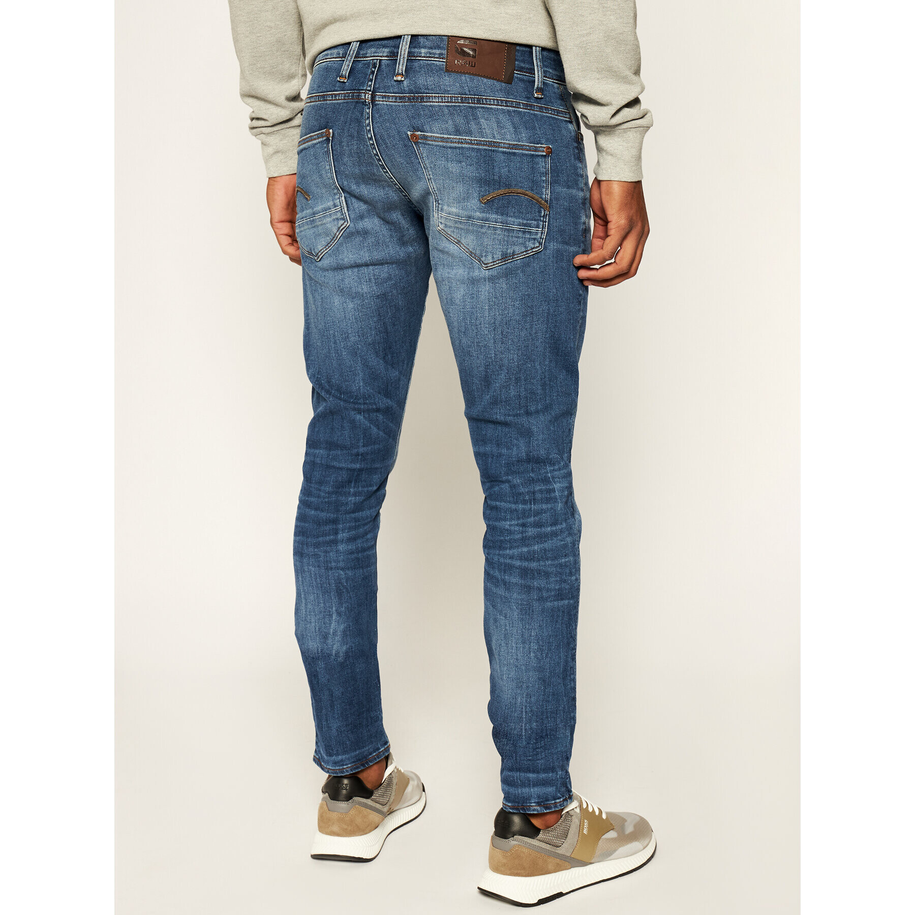 G-Star Raw Jeansy Revend 51010-8968-6028 Tmavomodrá Skinny Fit - Pepit.cz