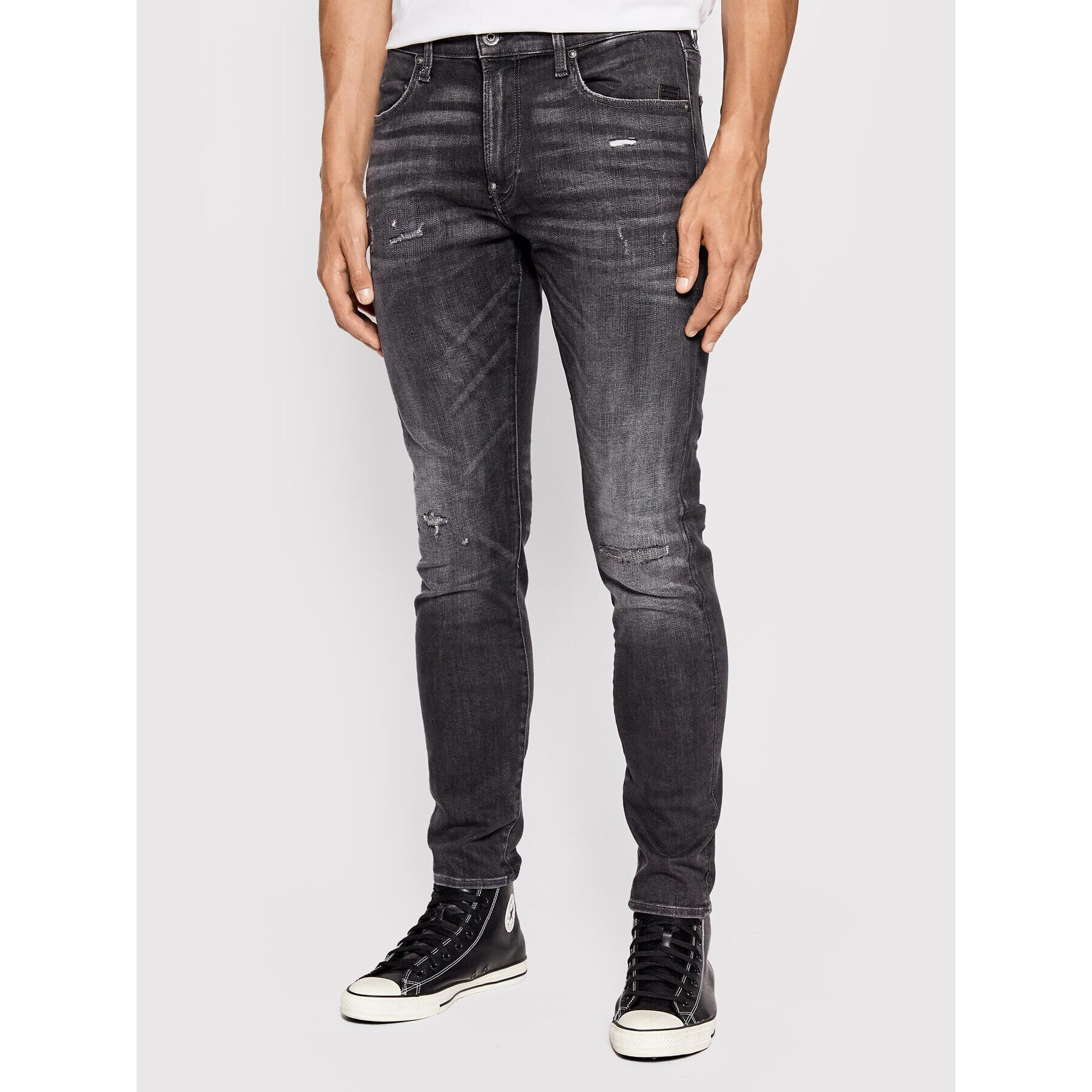 G-Star Raw Jeansy Revend Fwd D20071-A634-D323 Černá Skinny Fit - Pepit.cz