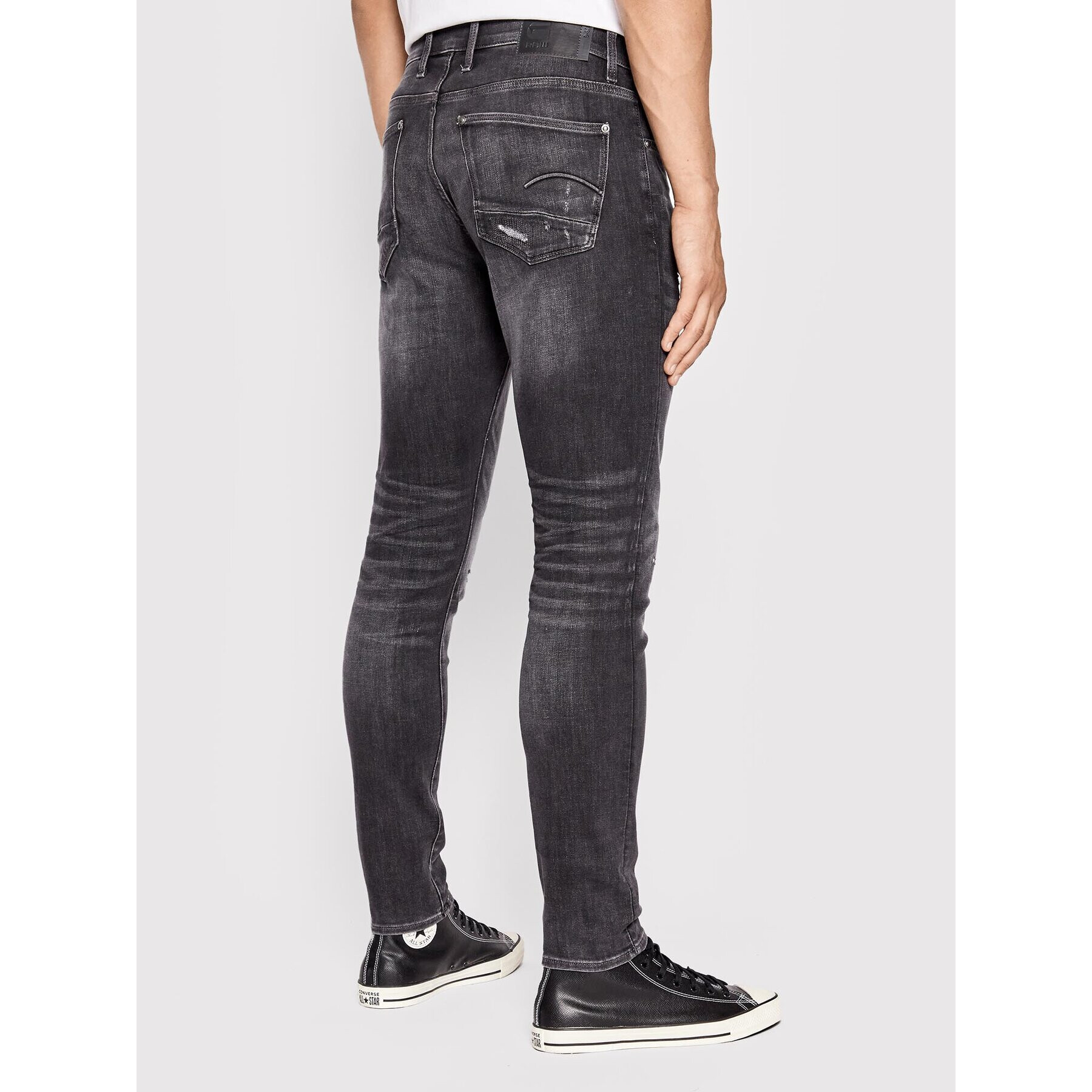 G-Star Raw Jeansy Revend Fwd D20071-A634-D323 Černá Skinny Fit - Pepit.cz