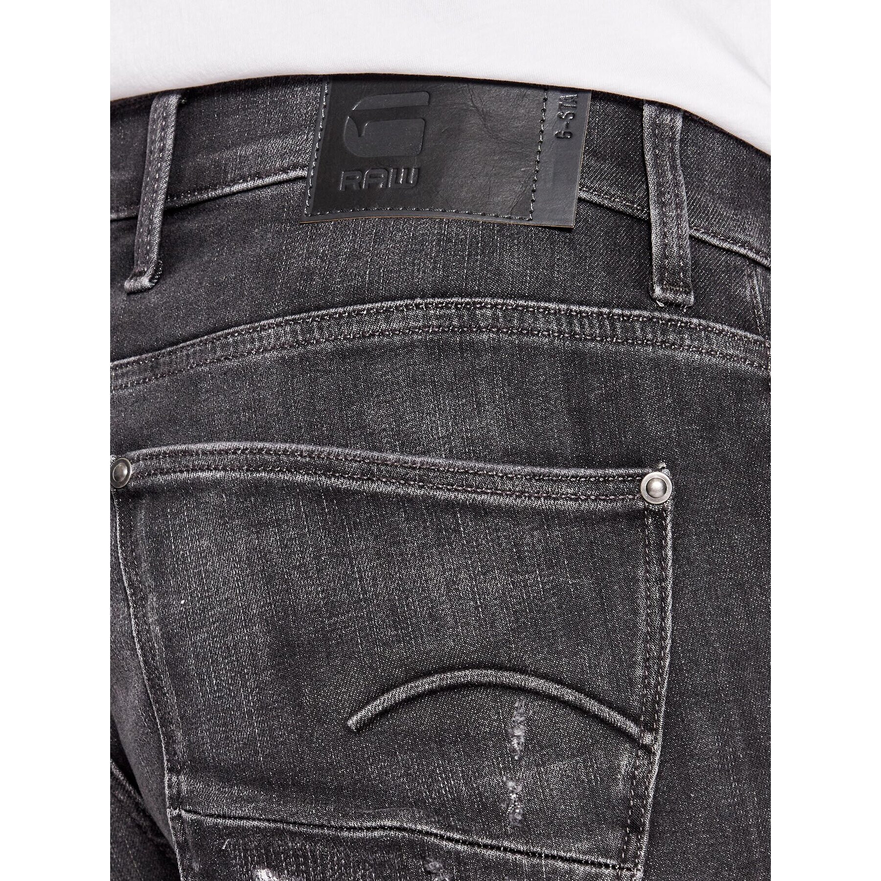 G-Star Raw Jeansy Revend Fwd D20071-A634-D323 Černá Skinny Fit - Pepit.cz