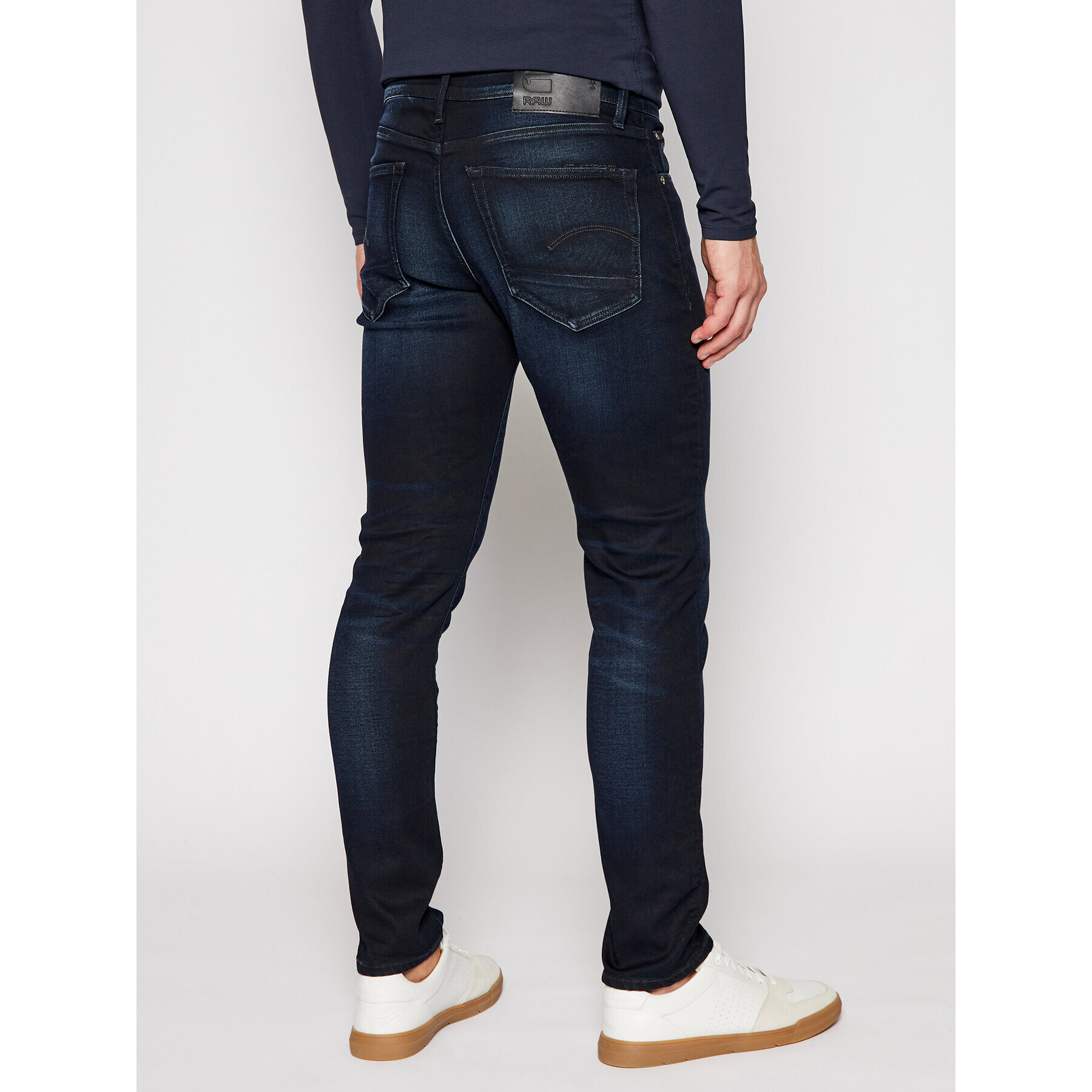 G-Star Raw Jeansy Slim Fit 3301 51001-5245-89 Tmavomodrá Slim Fit - Pepit.cz