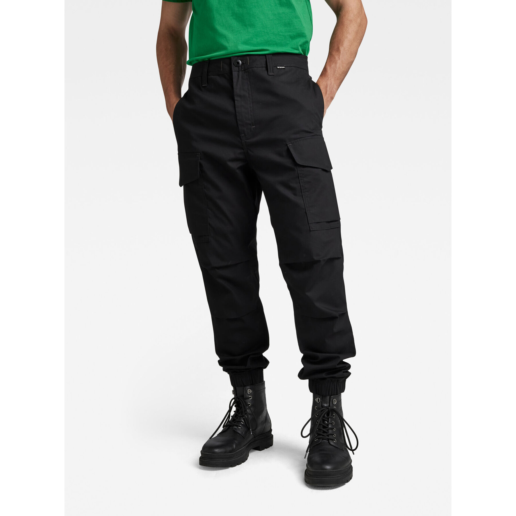 G-Star Raw Joggers kalhoty Combat D22556-D387-6484 Černá Relaxed Fit - Pepit.cz