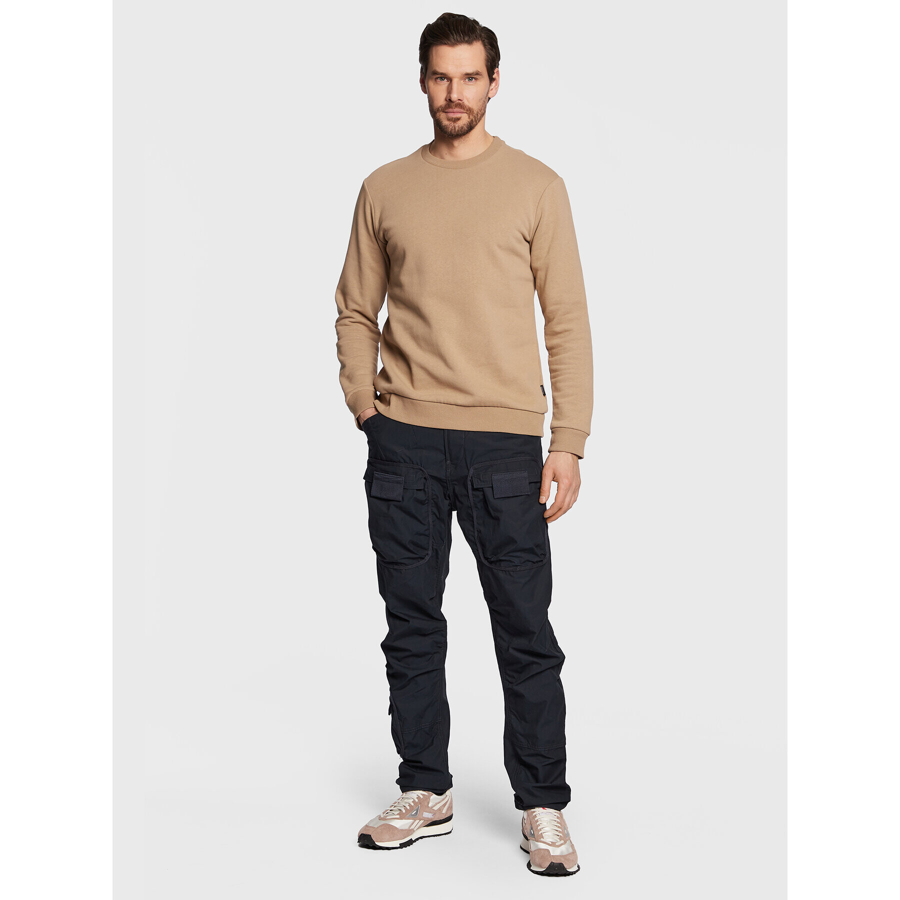 G-Star Raw Kalhoty z materiálu 3D D19756-A790-C742 Tmavomodrá Regular Fit - Pepit.cz